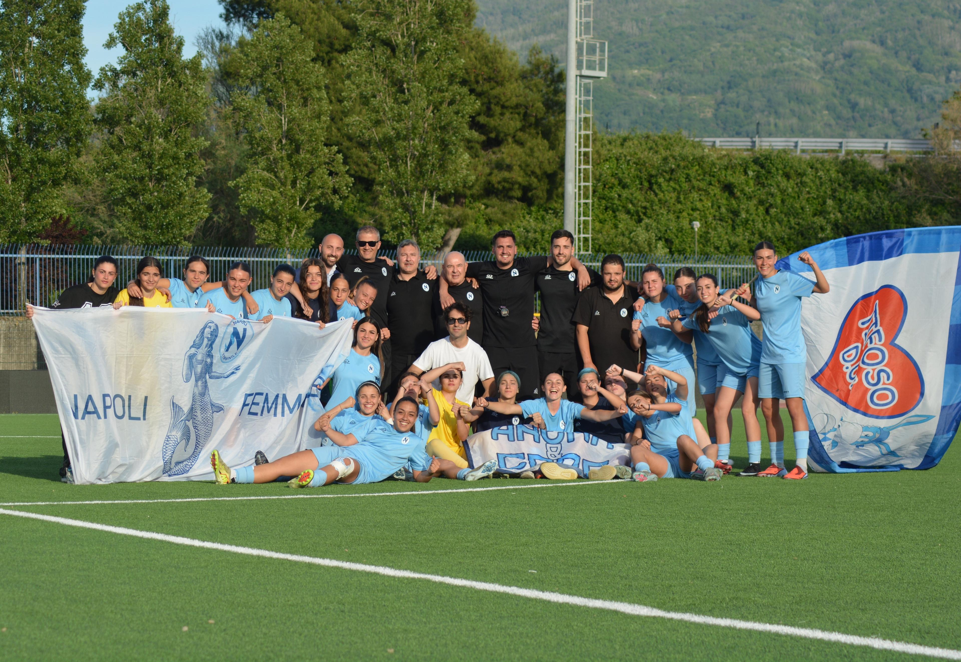 Napoli Women promosso in Primavera 1: decisiva la rimonta sulla Lazio nel finale di stagione
