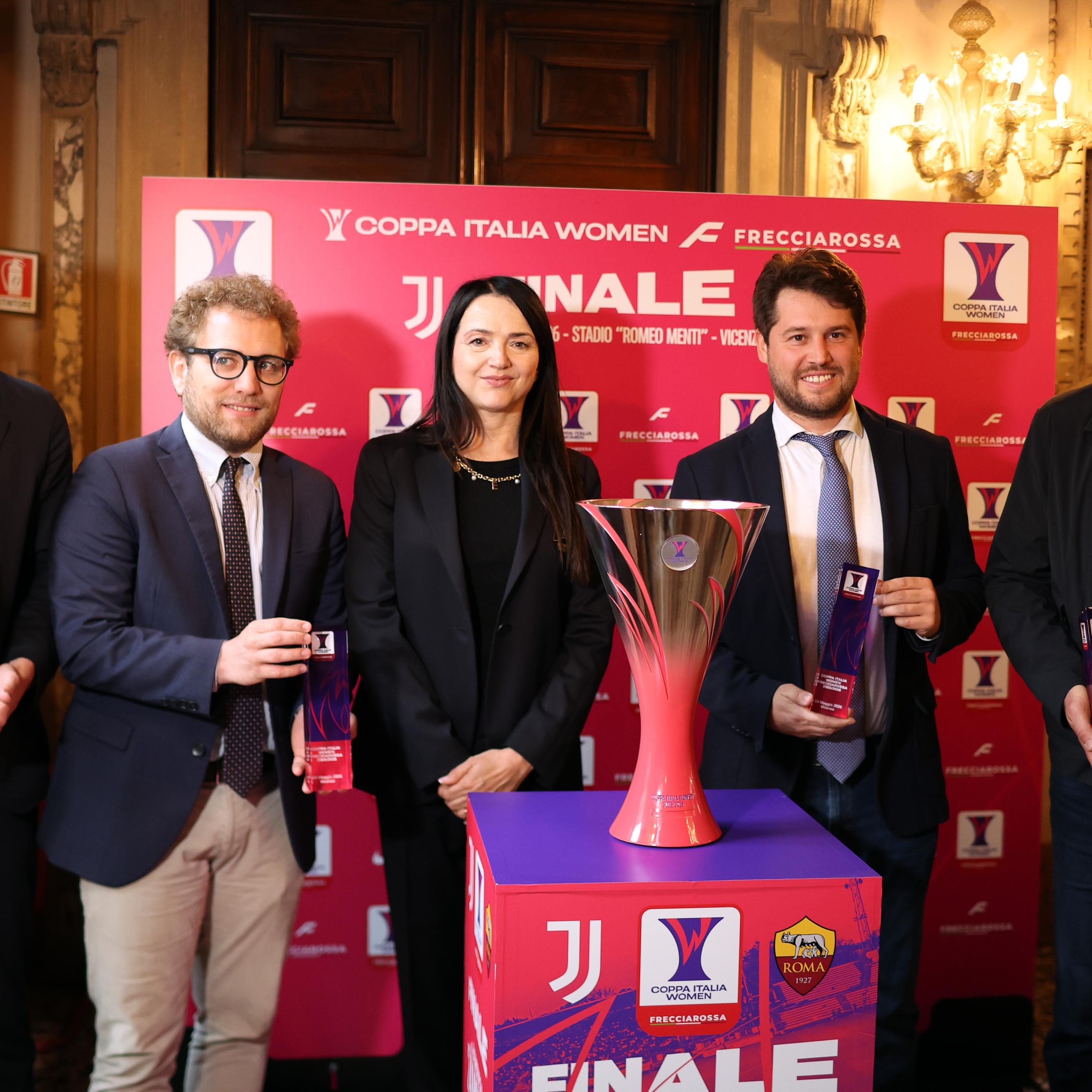 Presentata a Vicenza la finale del 24 maggio tra Juventus e Roma. Cappelletti: “Una città che per me significa molto e che risponderà alla grande”