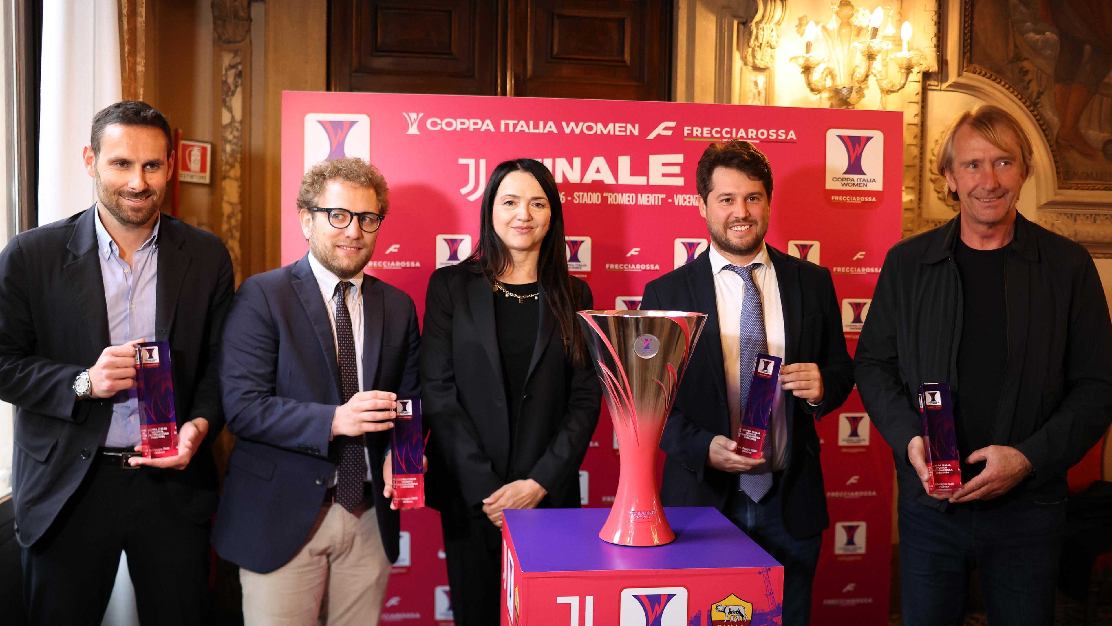 Presentata a Vicenza la finale del 24 maggio tra Juventus e Roma. Cappelletti: “Una città che per me significa molto e che risponderà alla grande”