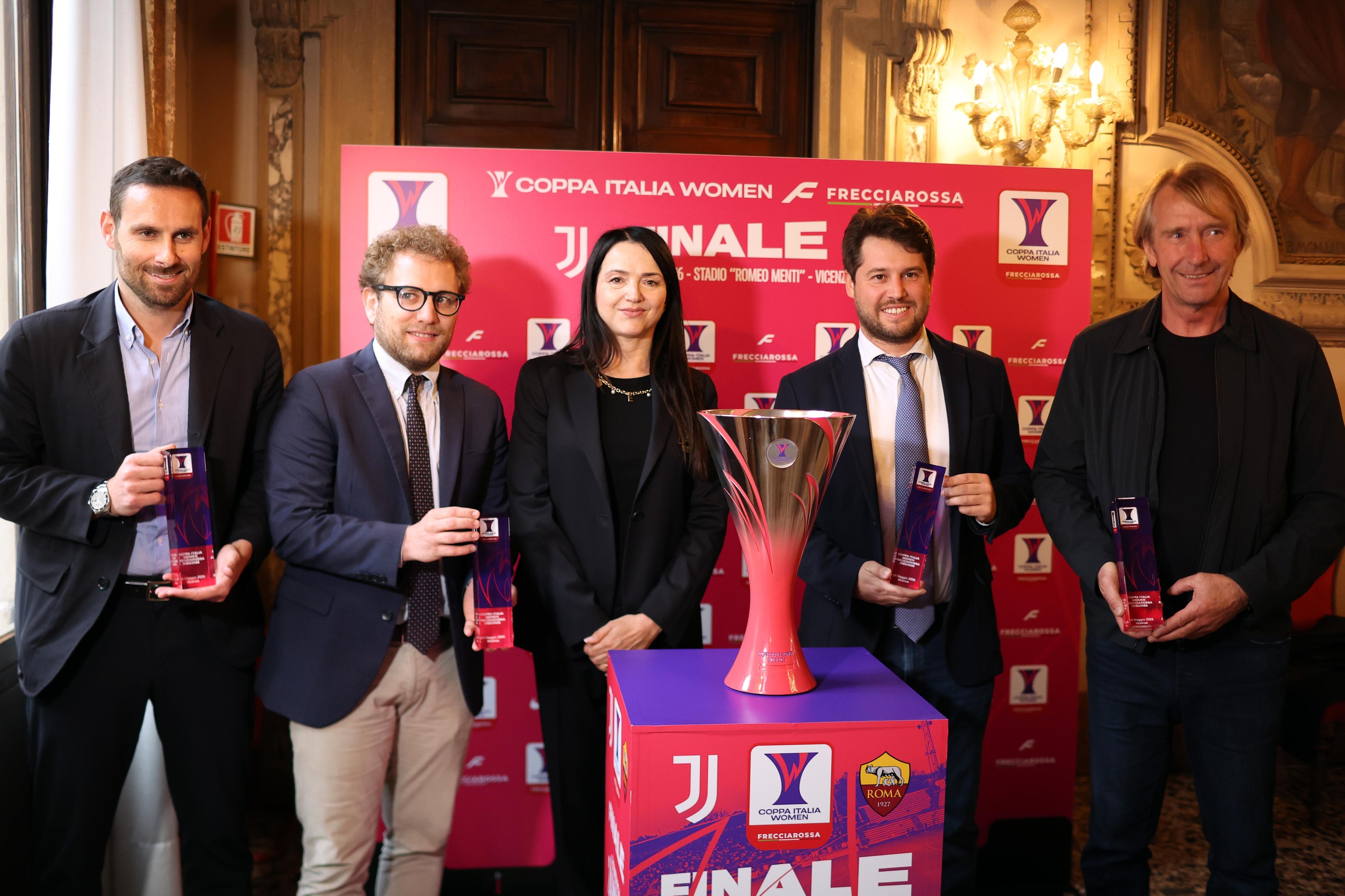 Presentata a Vicenza la finale del 24 maggio tra Juventus e Roma. Cappelletti: “Una città che per me significa molto e che risponderà alla grande”