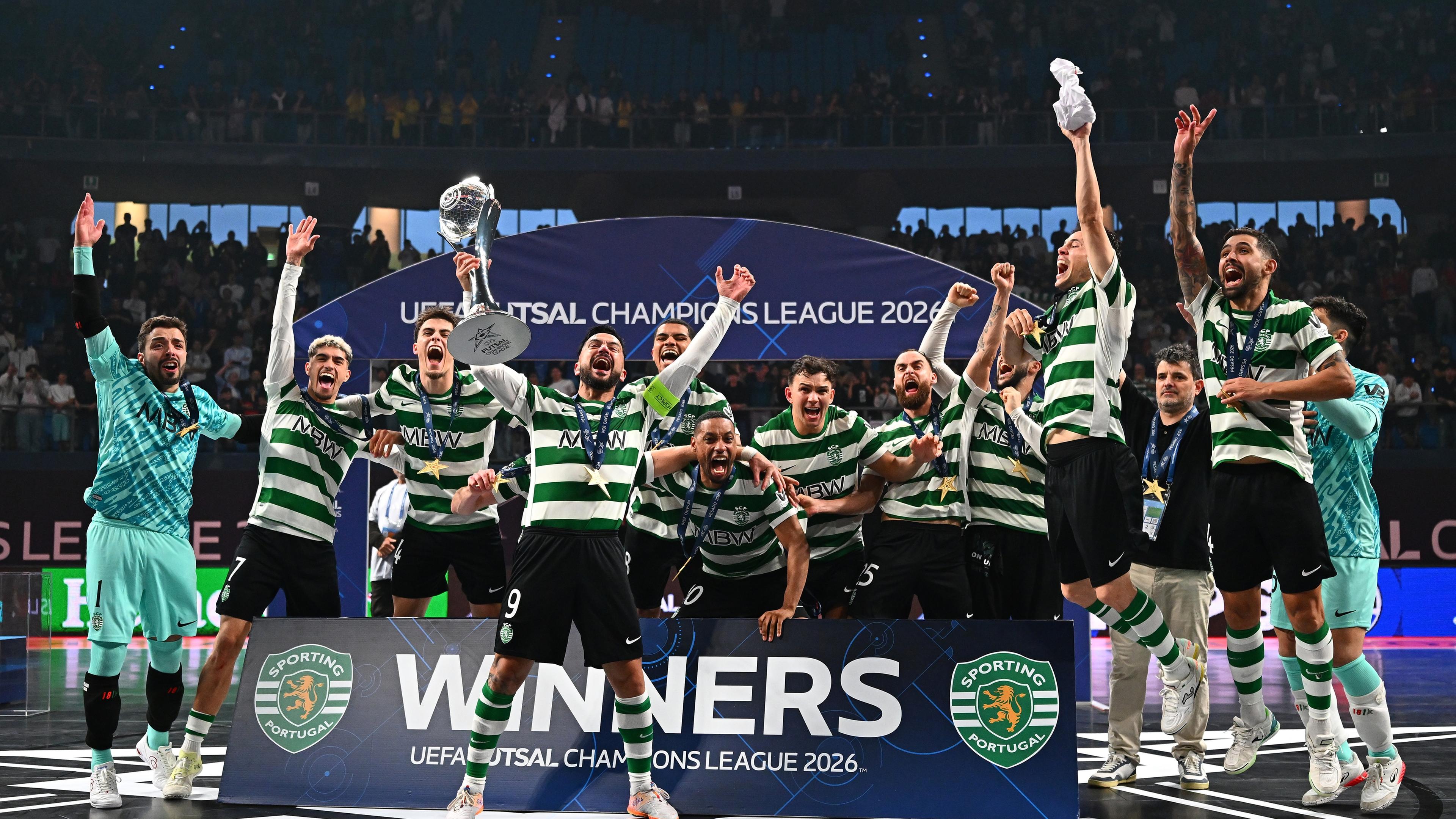 UEFA Futsal Champions League, a Pesaro festeggia lo Sporting di Merlim: 2-0 al Palma
