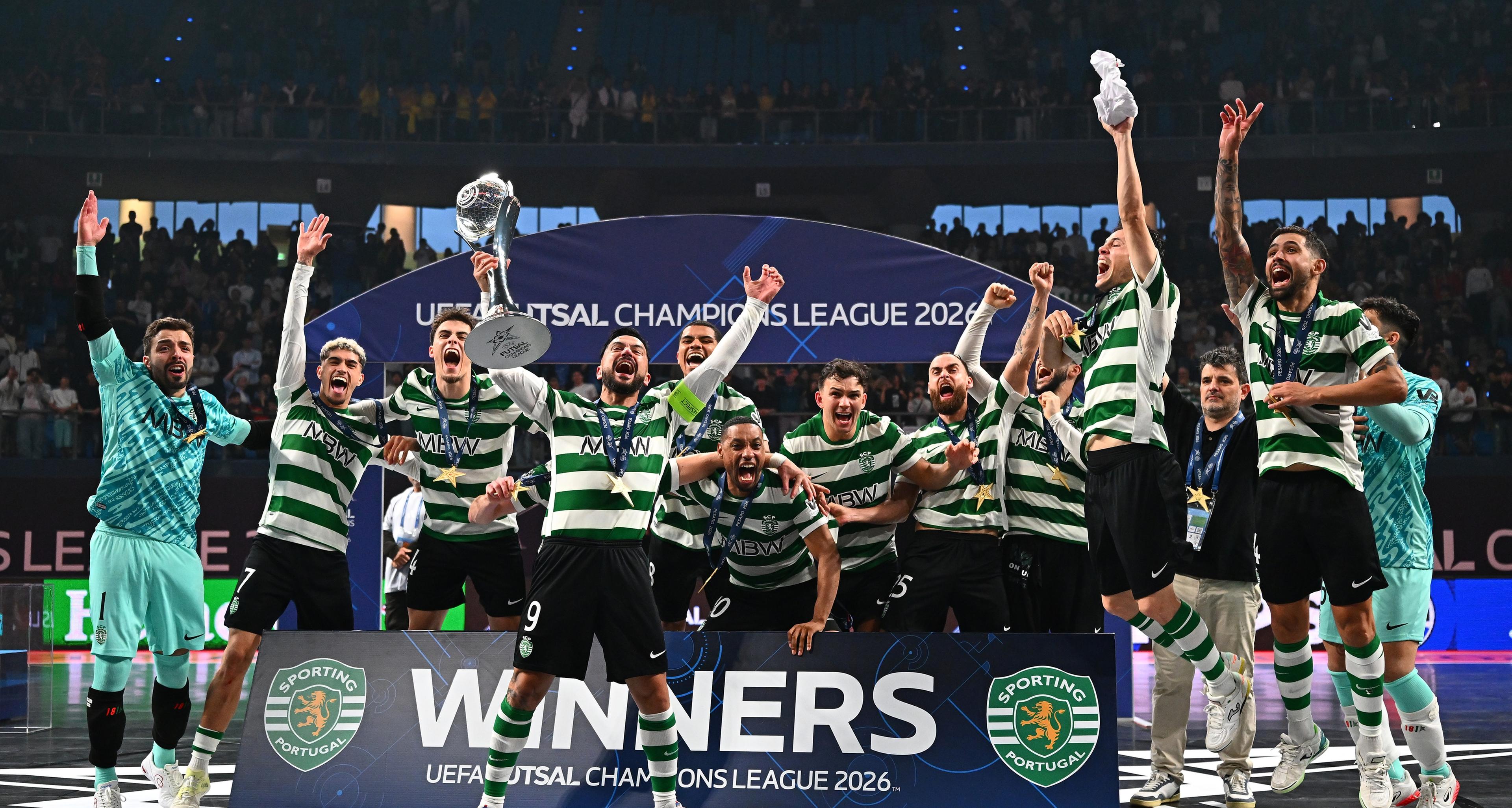 UEFA Futsal Champions League, a Pesaro festeggia lo Sporting di Merlim: 2-0 al Palma