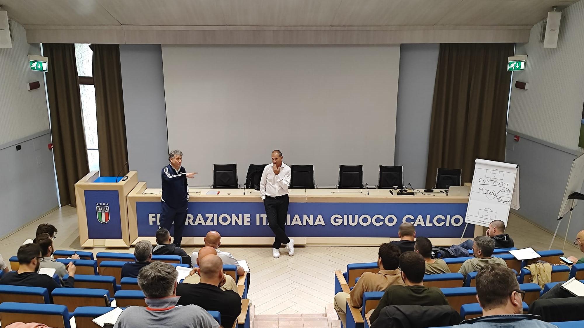 A Coverciano il responsabile del settore giovanile dell’Inter, Tarantino: “Un onore essere qui”