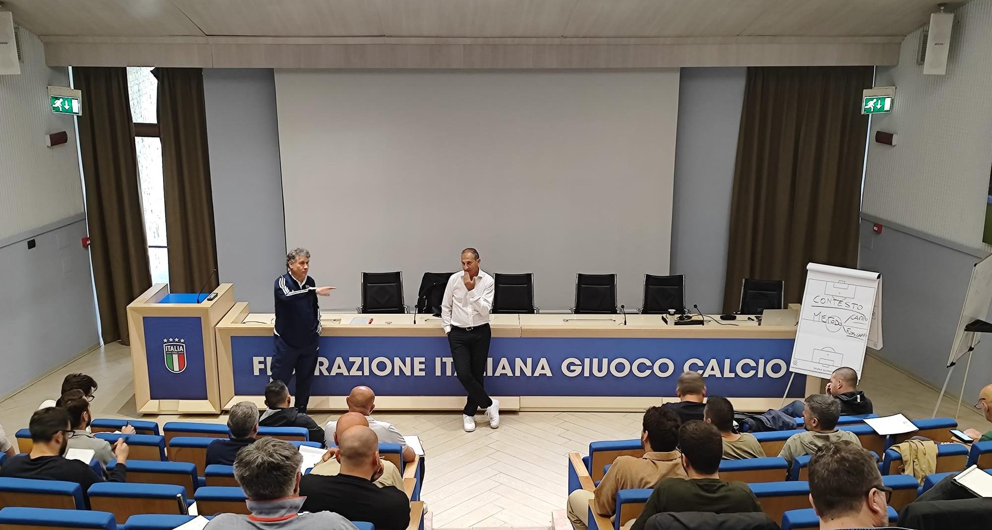 A Coverciano il responsabile del settore giovanile dell’Inter, Tarantino: “Un onore essere qui”