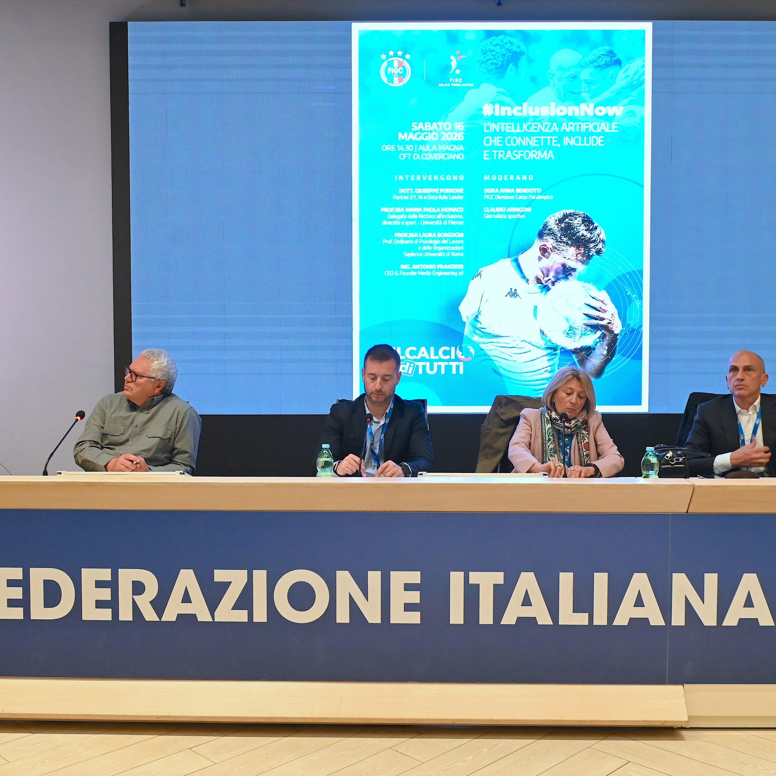 La connessione tra Intelligenza artificiale e calcio paralimpico: un tema innovativo e intrigante, discusso a Coverciano