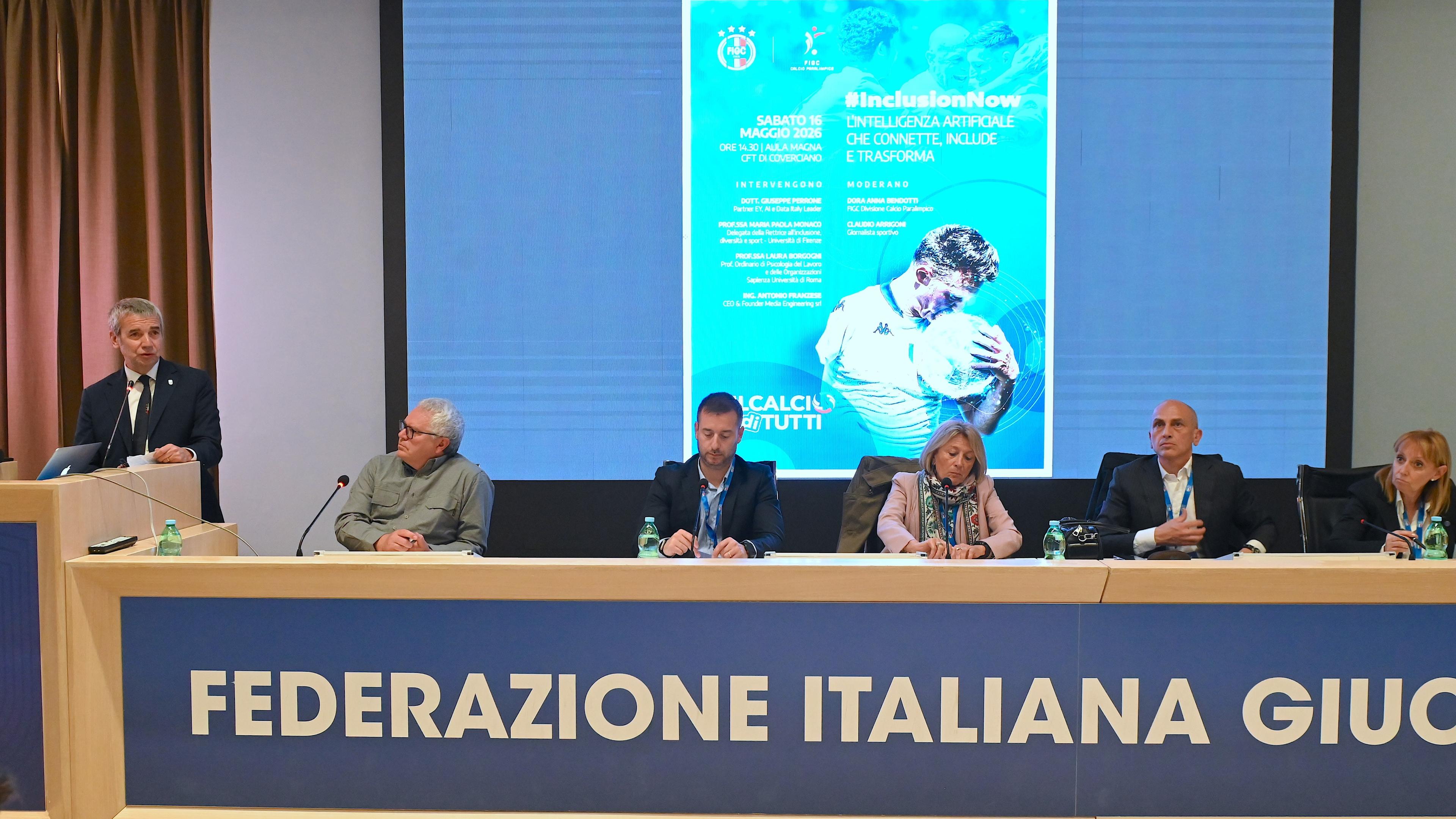 La connessione tra Intelligenza artificiale e calcio paralimpico: un tema innovativo e intrigante, discusso a Coverciano