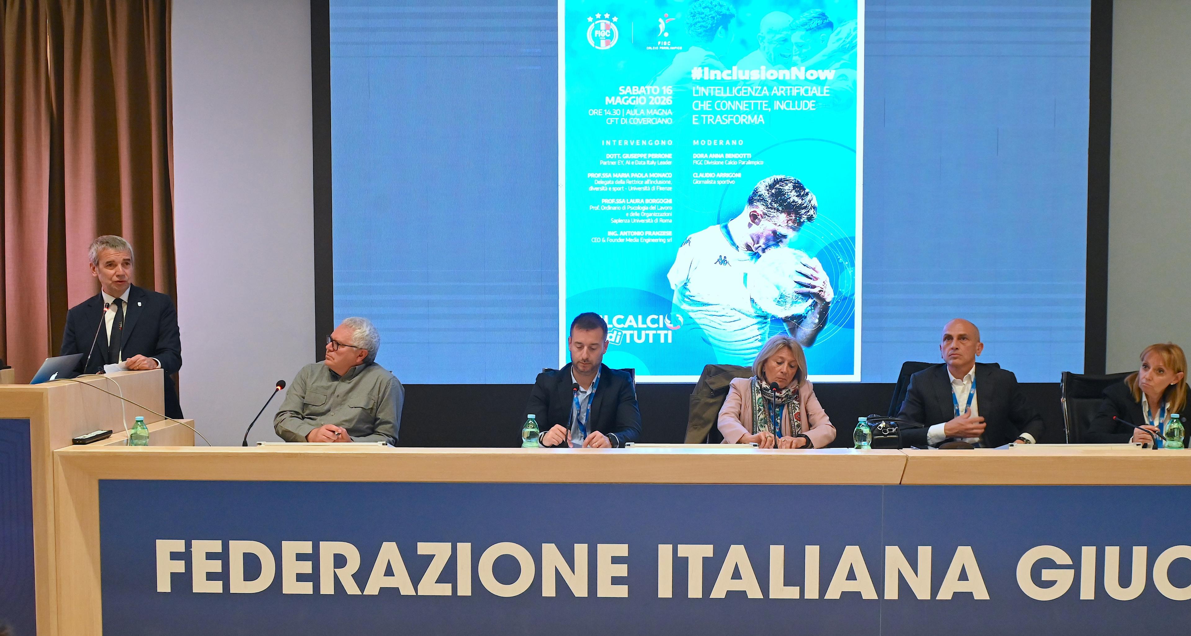 La connessione tra Intelligenza artificiale e calcio paralimpico: un tema innovativo e intrigante, discusso a Coverciano