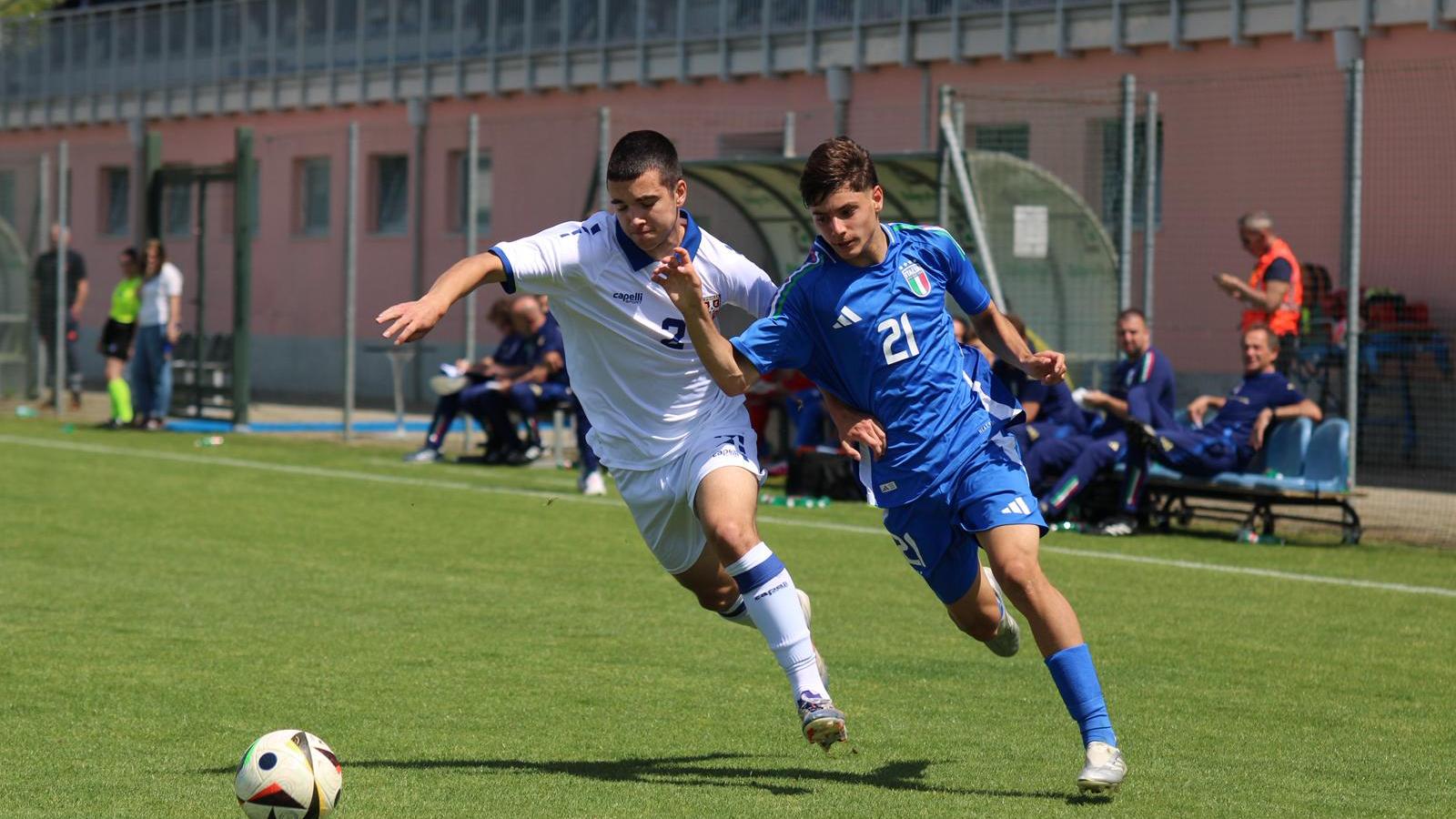 The Azzurrini end the season with a 1-1 draw against Serbia. Battisti: “A positive season”