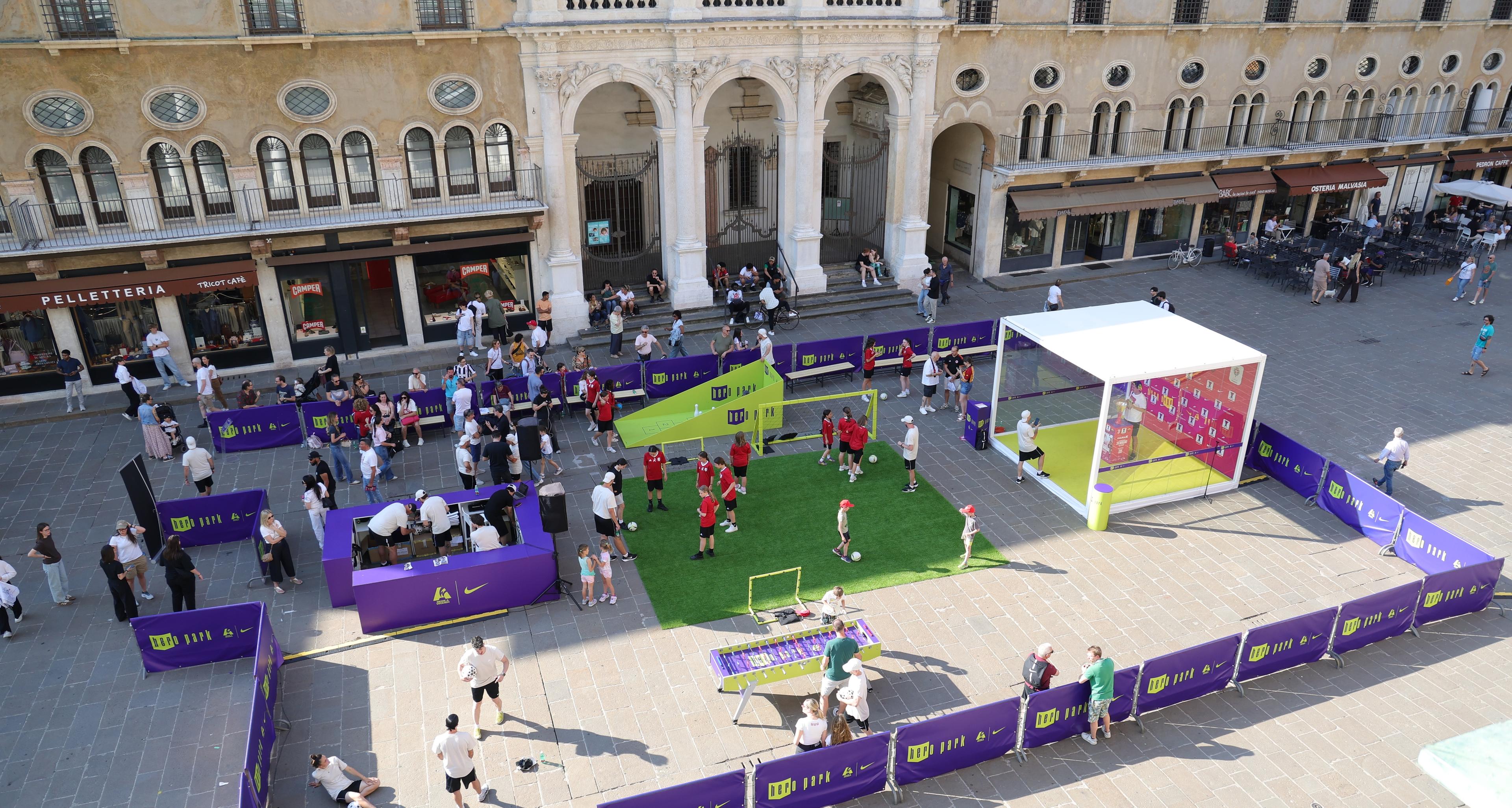 Che spettacolo l’Hero Park di Vicenza! Centinaia di tifosi al Fan Village tra musica, divertimento e selfie con le calciatrici, aspettando la finale