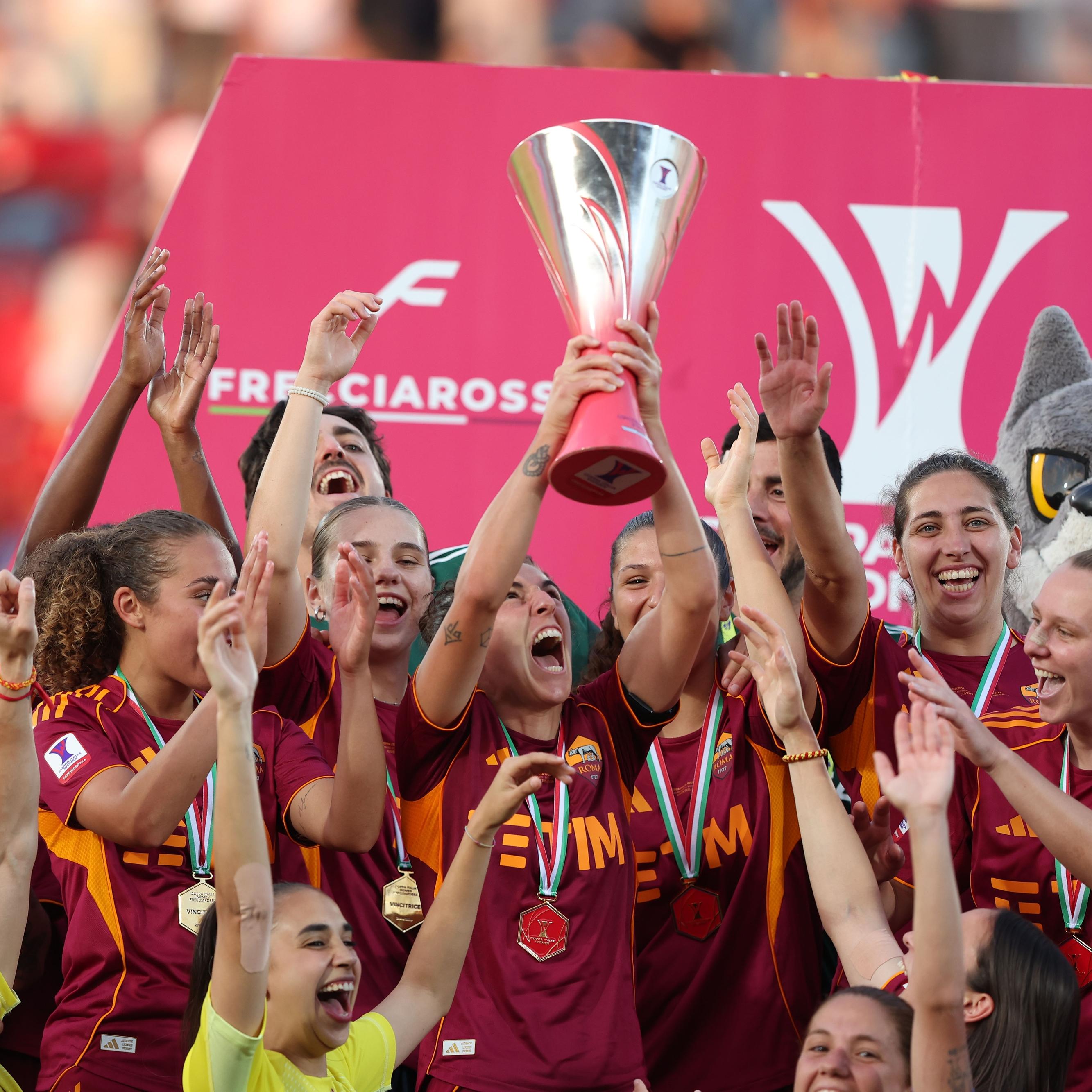 Double Roma! Dopo lo scudetto arriva anche la Coppa Italia Women Frecciarossa