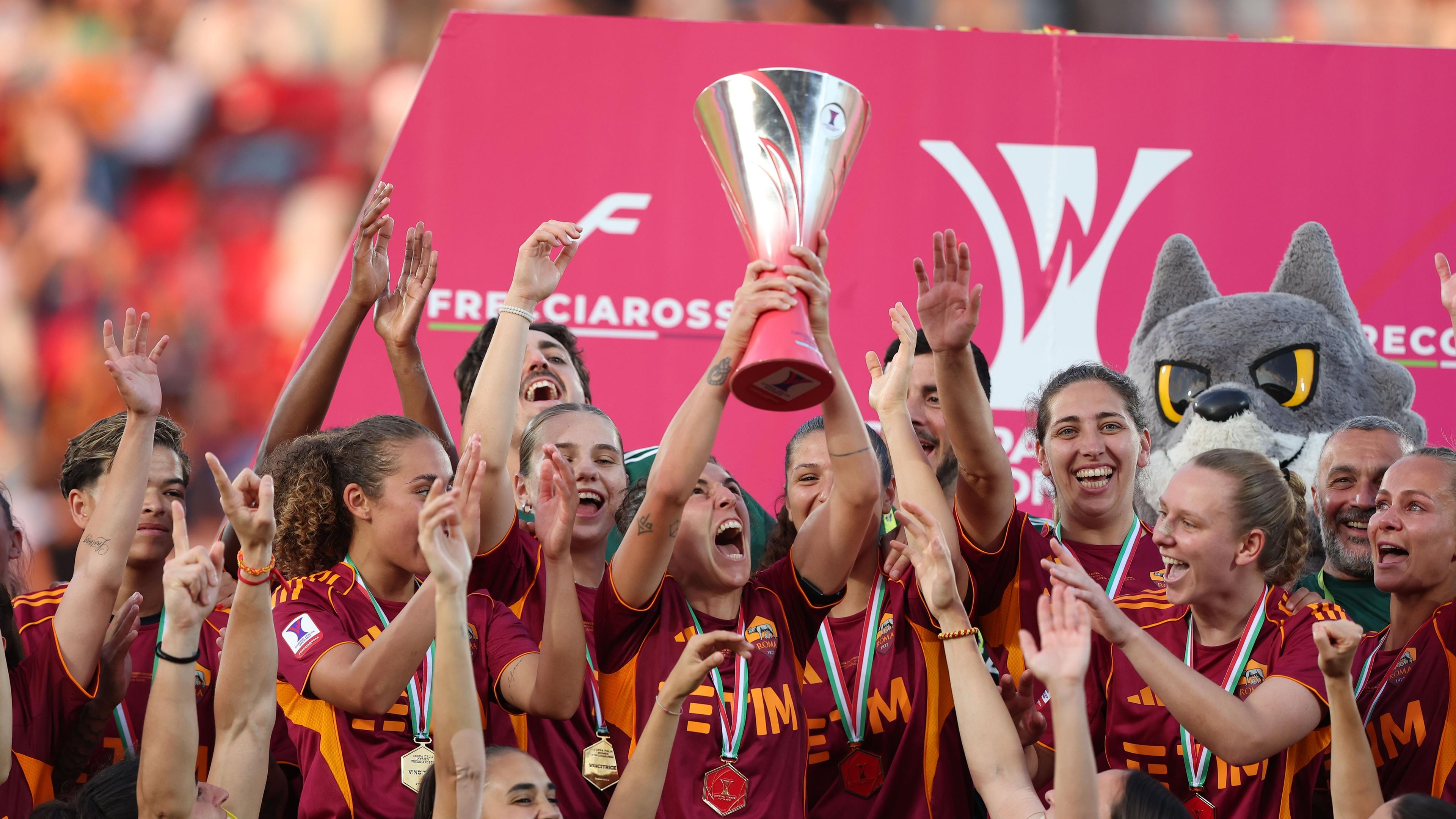 Double Roma! Dopo lo scudetto arriva anche la Coppa Italia Women Frecciarossa