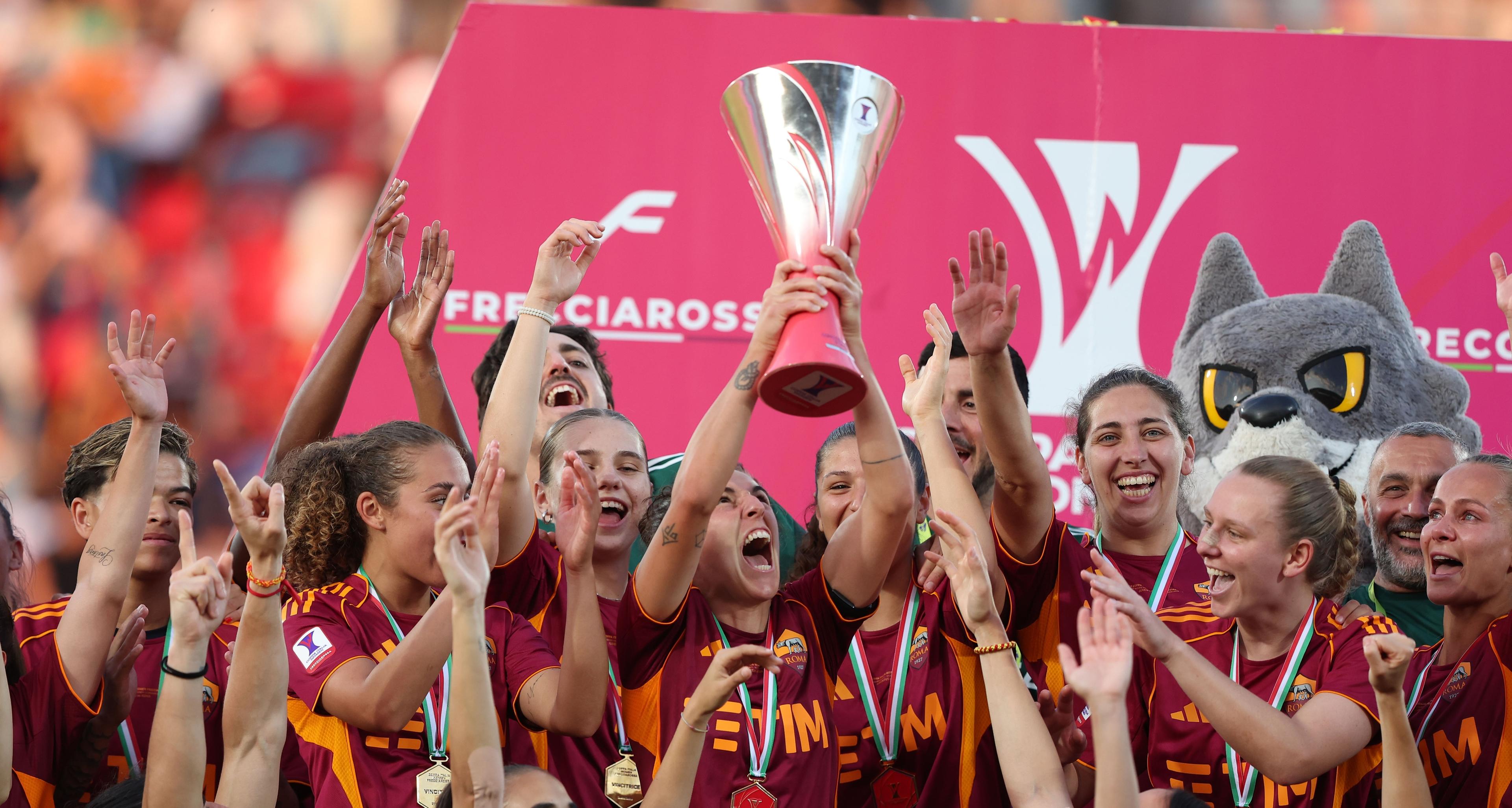 Double Roma! Dopo lo scudetto arriva anche la Coppa Italia Women Frecciarossa