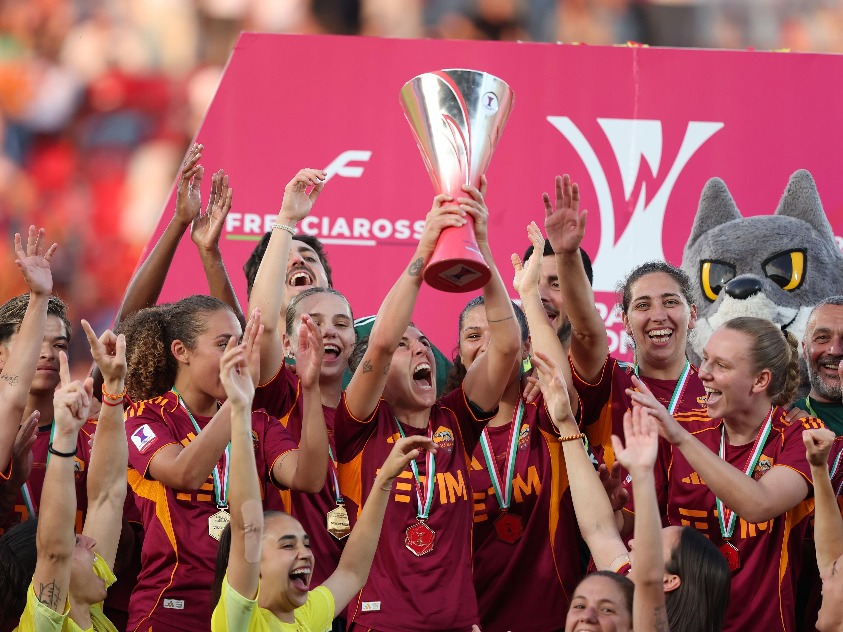 Double Roma! Dopo lo scudetto arriva anche la Coppa Italia Women Frecciarossa