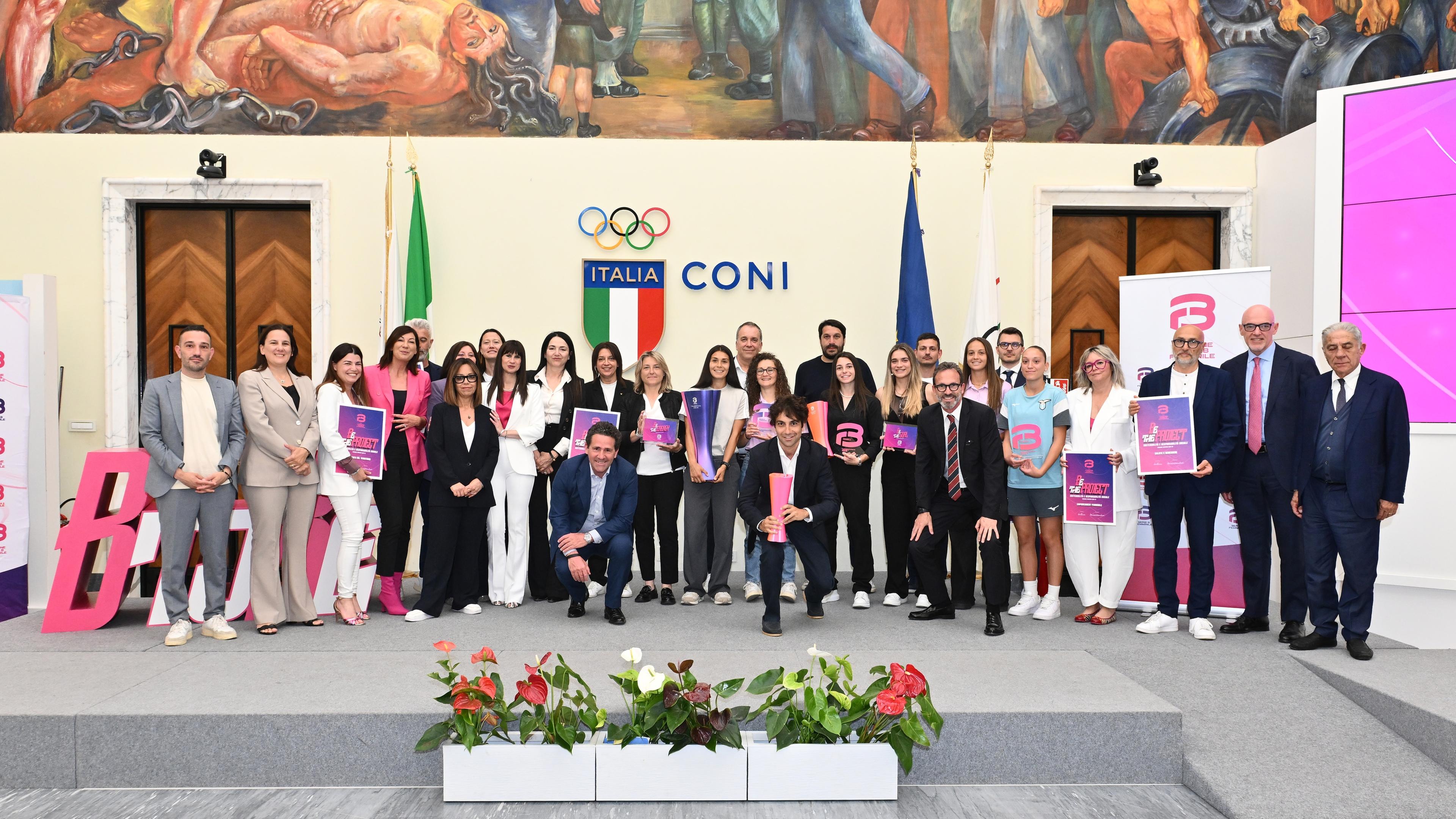 ‘B to Be’, al Salone d’Onore del CONI la celebrazione della Serie B Femminile. Tinari: “Il nostro lavoro e quello dei club è tecnico e culturale”. Tutti i premi