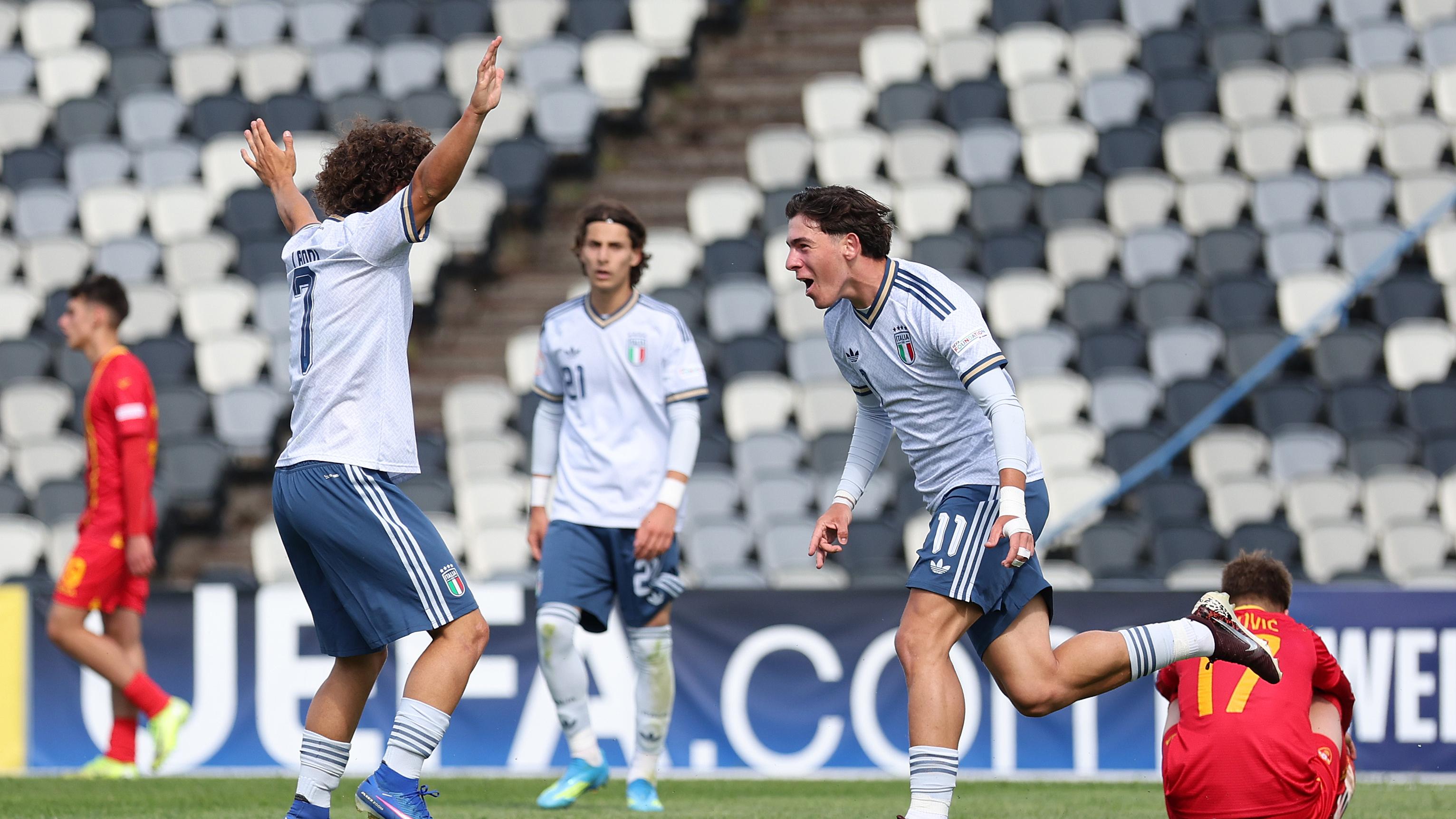 Italia in controllo: 3-0 al Montenegro. Franceschini: “Contento di gioco e risultati”