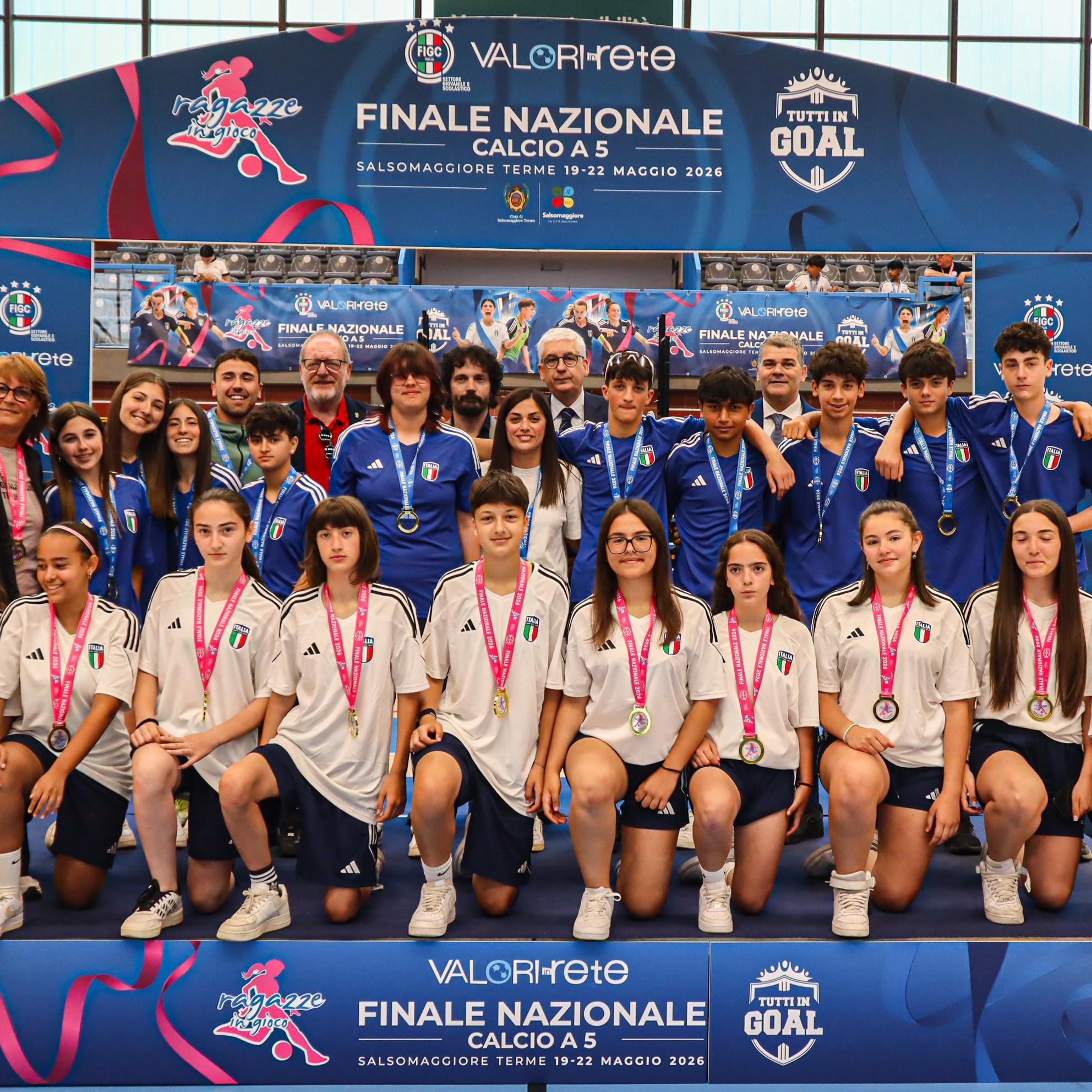 Grande festa finale a Salsomaggiore Terme per “Ragazze in Gioco” e “Tutti in Goal”