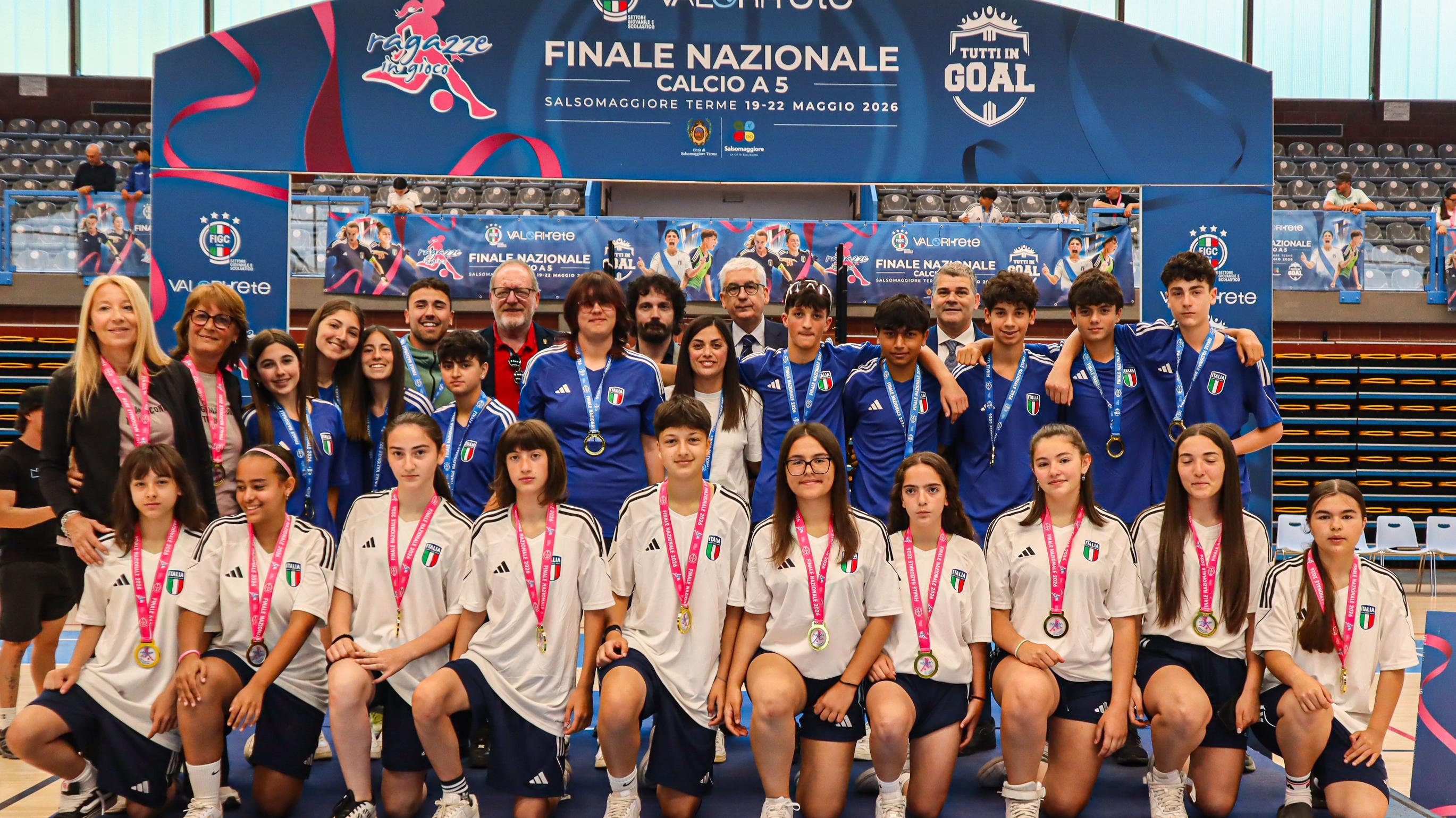 Grande festa finale a Salsomaggiore Terme per “Ragazze in Gioco” e “Tutti in Goal”