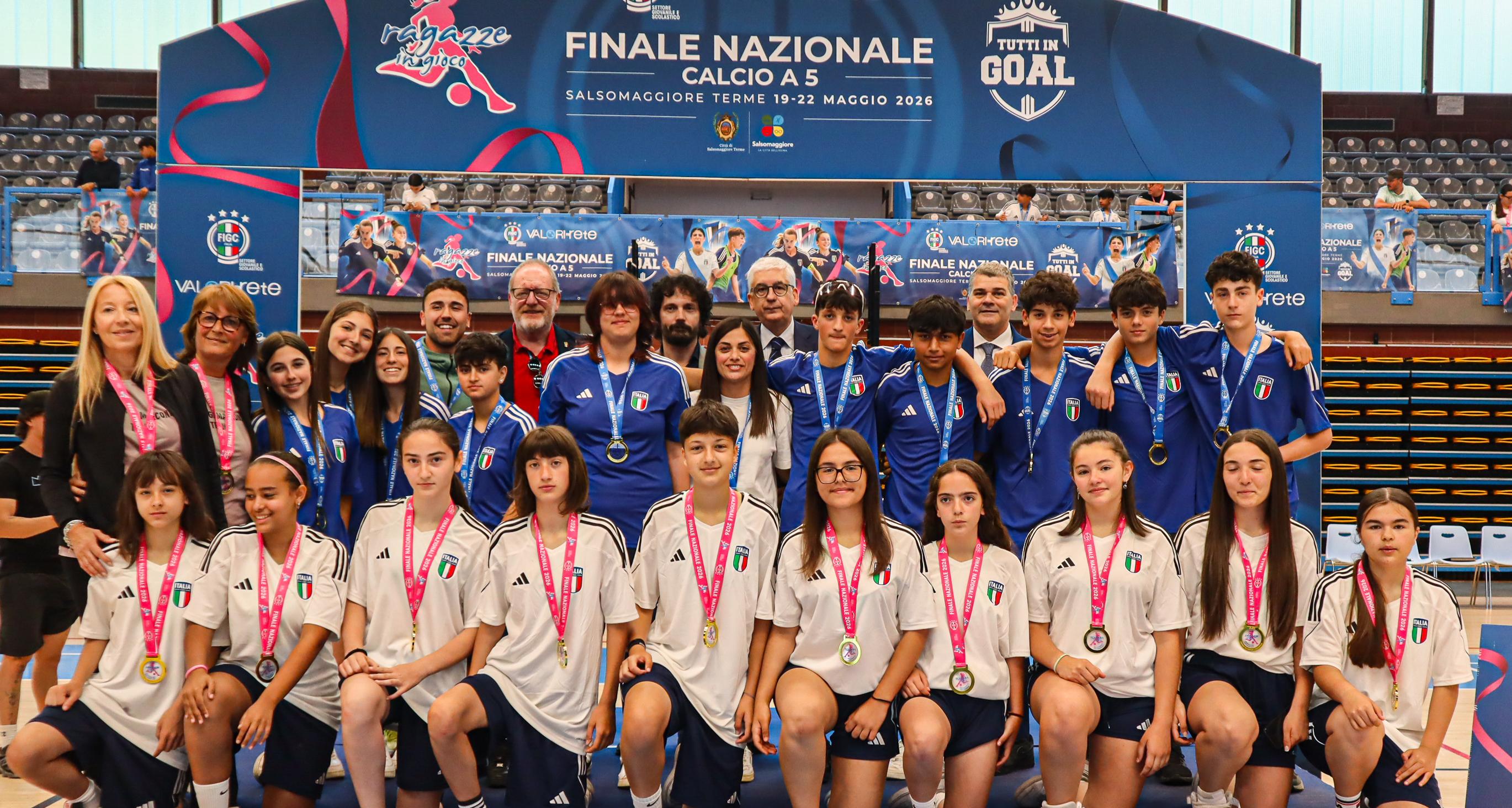 Grande festa finale a Salsomaggiore Terme per “Ragazze in Gioco” e “Tutti in Goal”