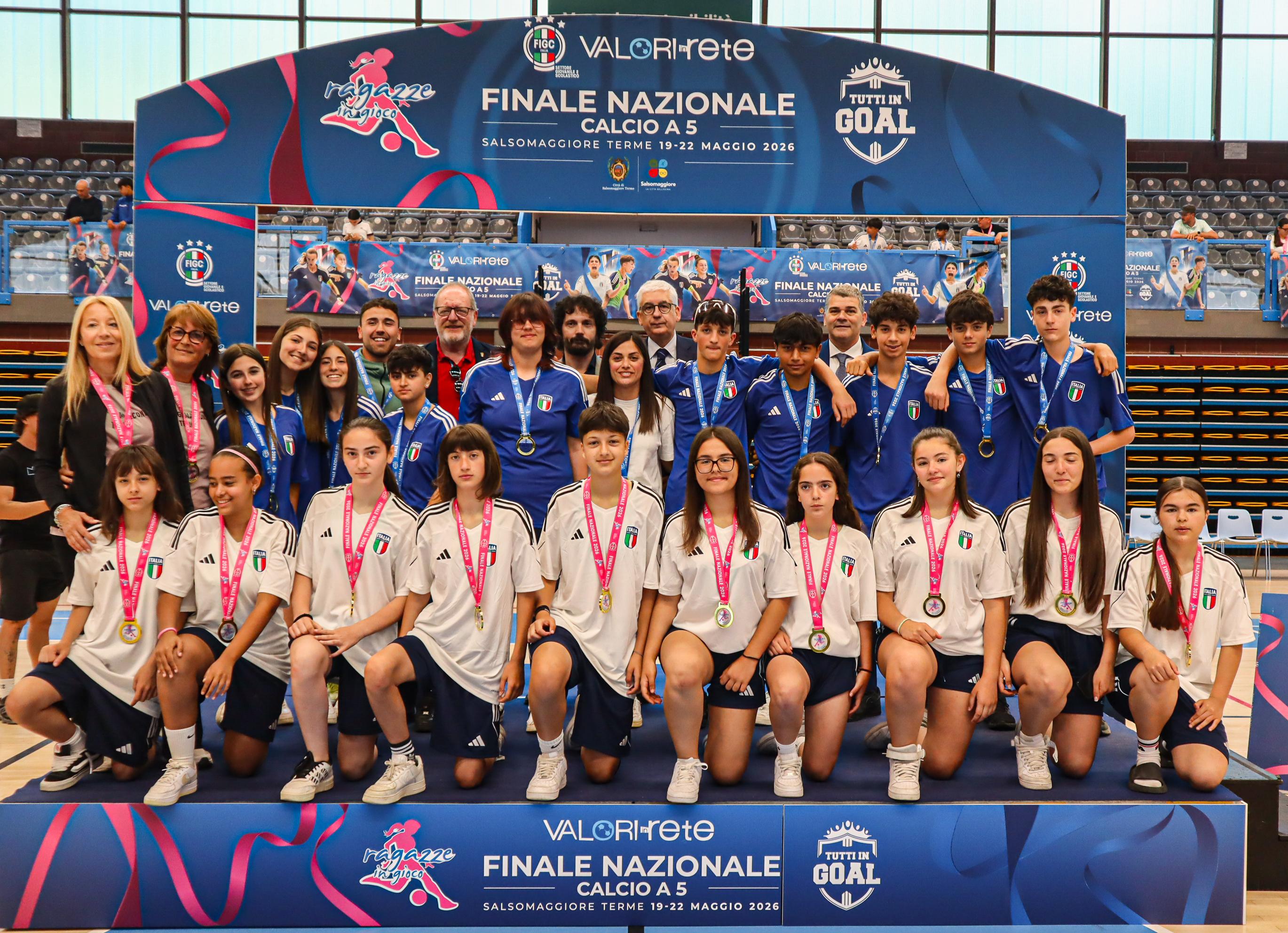 Grande festa finale a Salsomaggiore Terme per “Ragazze in Gioco” e “Tutti in Goal”