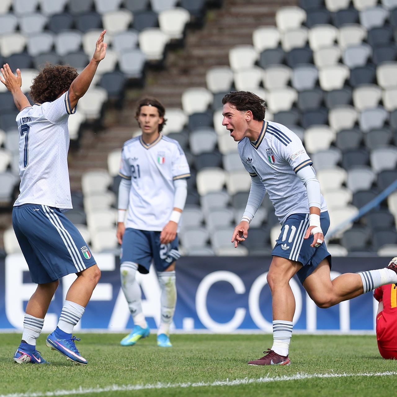 Italy dominated with a 3–0 victory against Montenegro. Franceschini: “Pleased with the performance and the result”