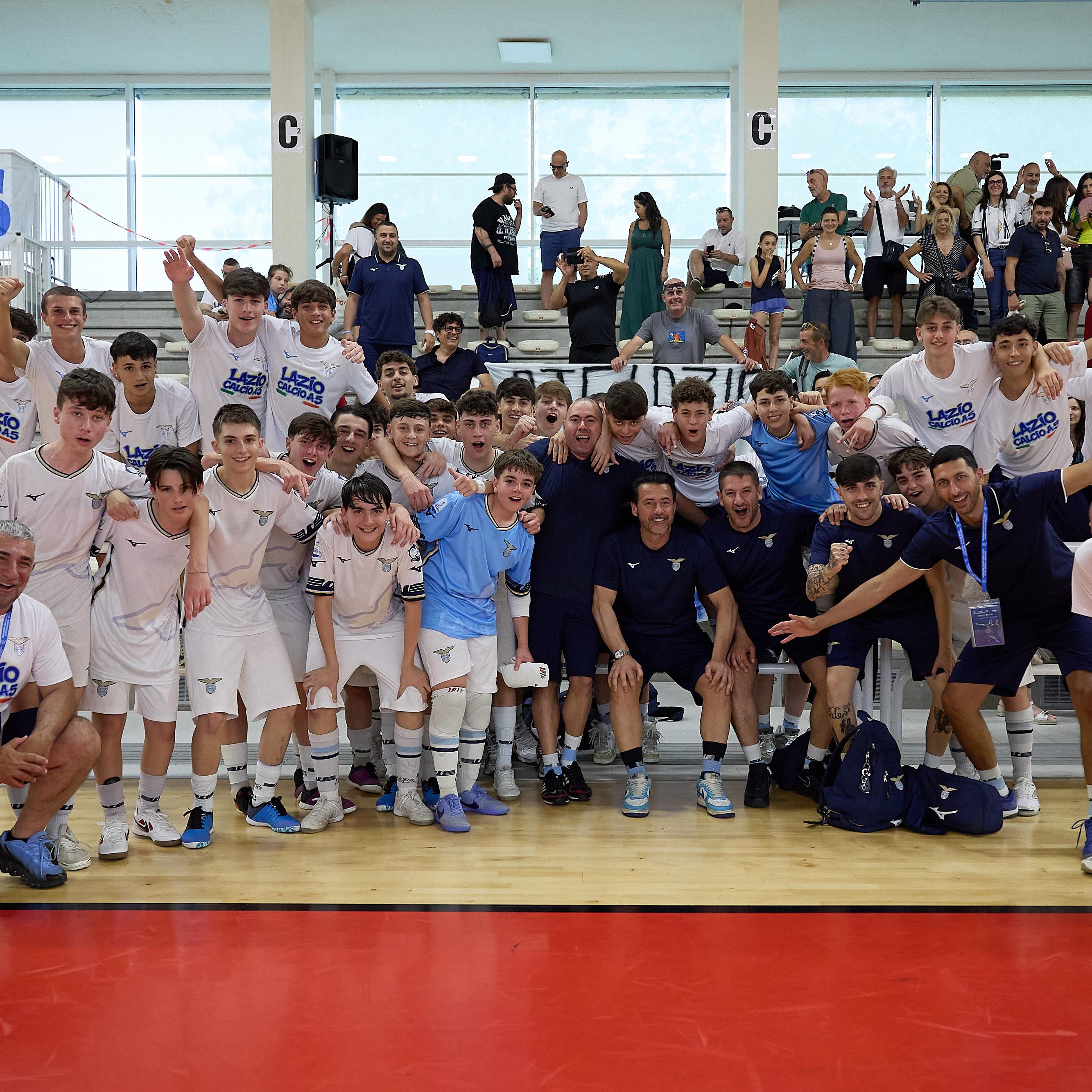U17 e U15 futsal, le finali scudetto sono Lazio-OR Reggio Emilia e L84 Torino-Lazio
