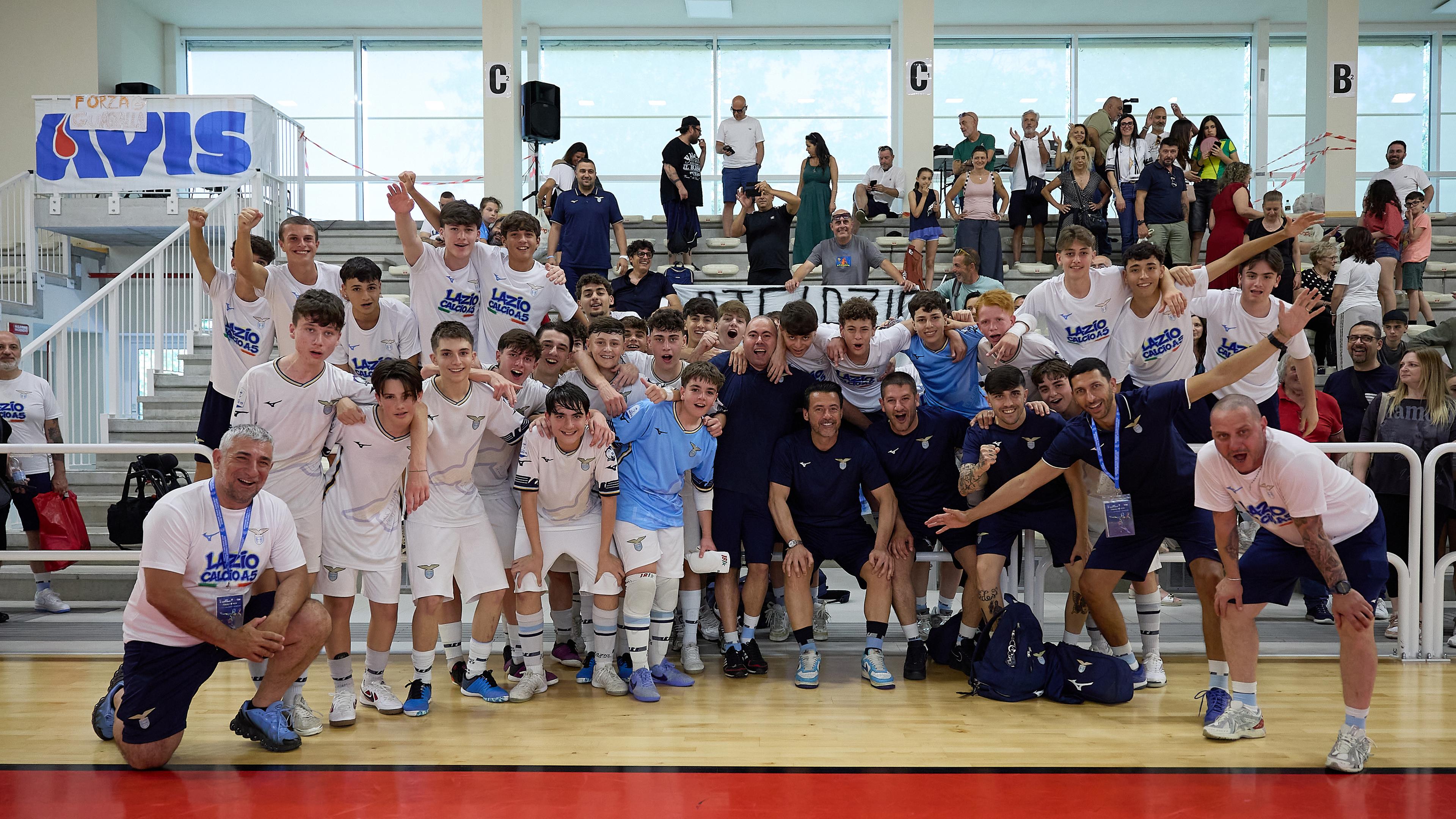 U17 e U15 futsal, le finali scudetto sono Lazio-OR Reggio Emilia e L84 Torino-Lazio