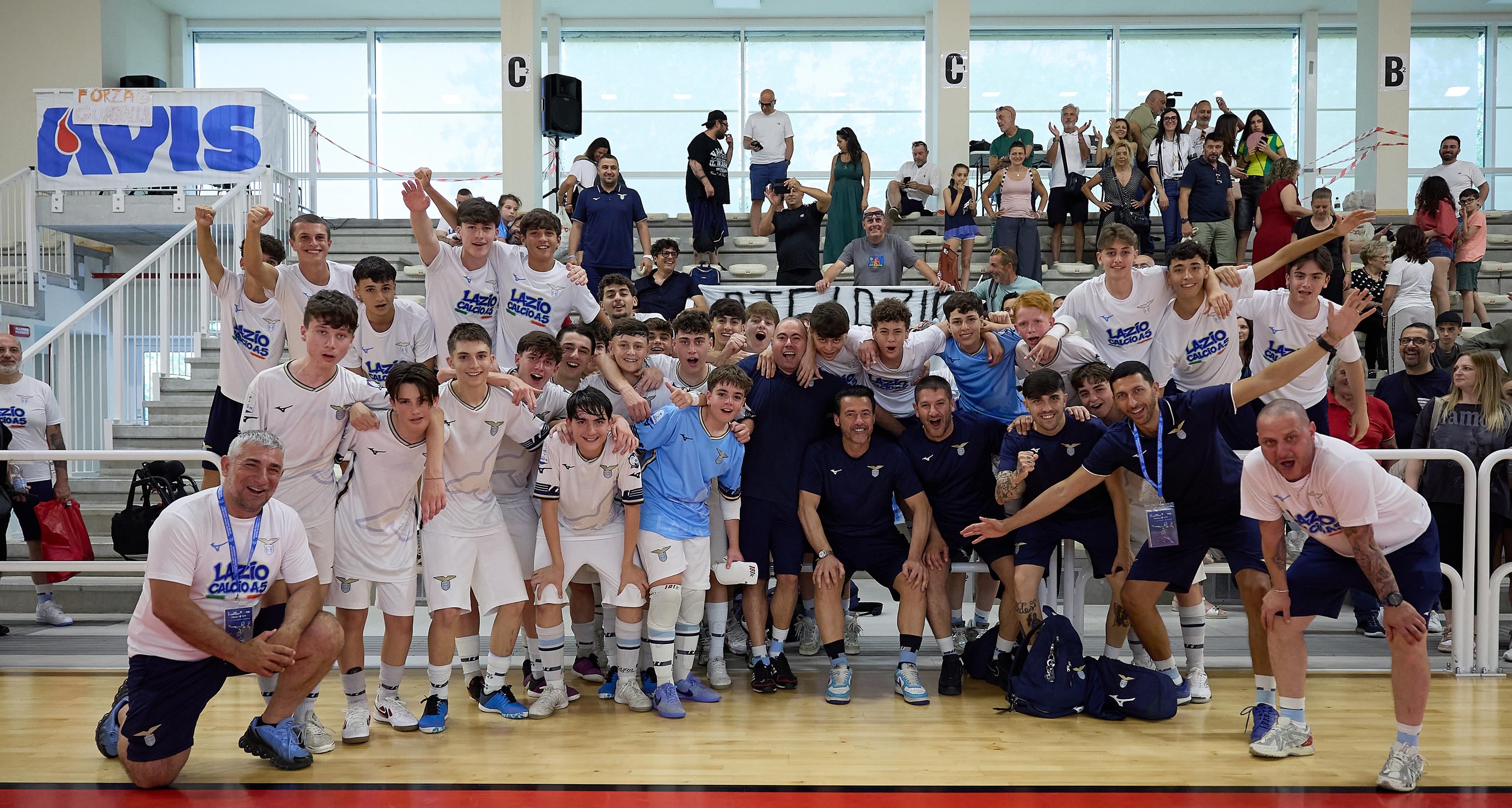 U17 e U15 futsal, le finali scudetto sono Lazio-OR Reggio Emilia e L84 Torino-Lazio
