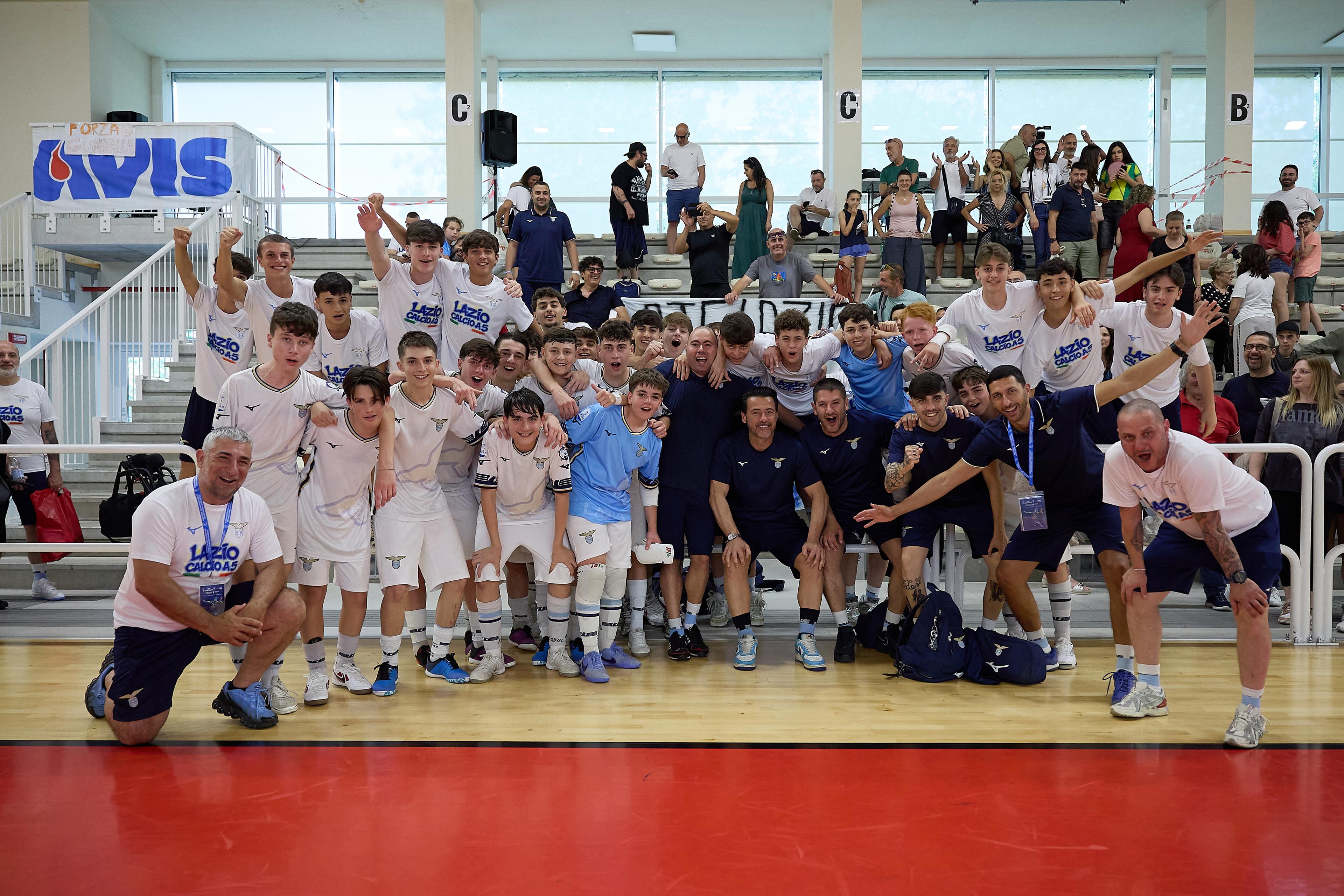 U17 e U15 futsal, le finali scudetto sono Lazio-OR Reggio Emilia e L84 Torino-Lazio