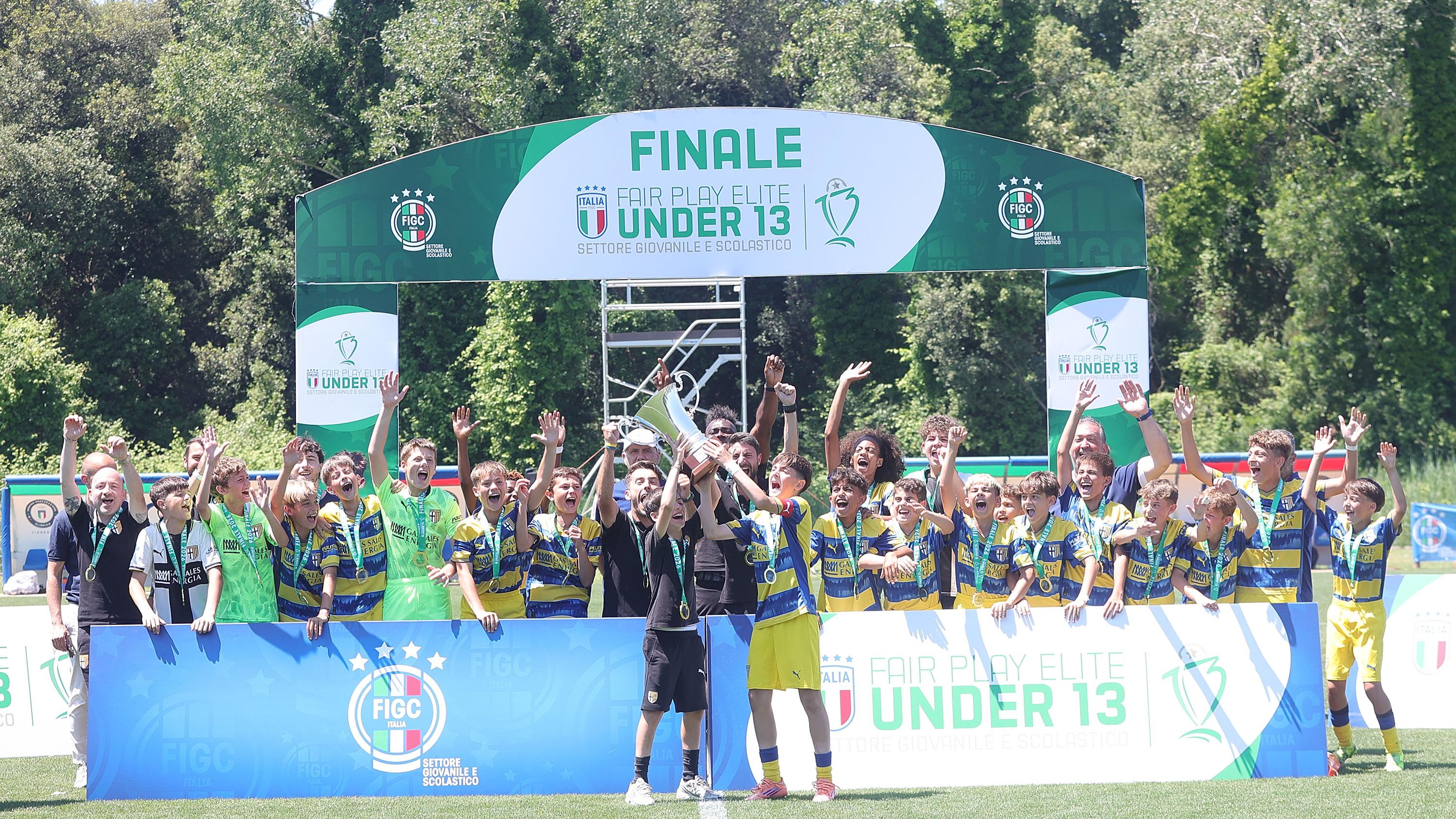 Esordienti Under 13 Fair Play Élite: trionfo del Parma nella fase finale nazionale a Tirrenia