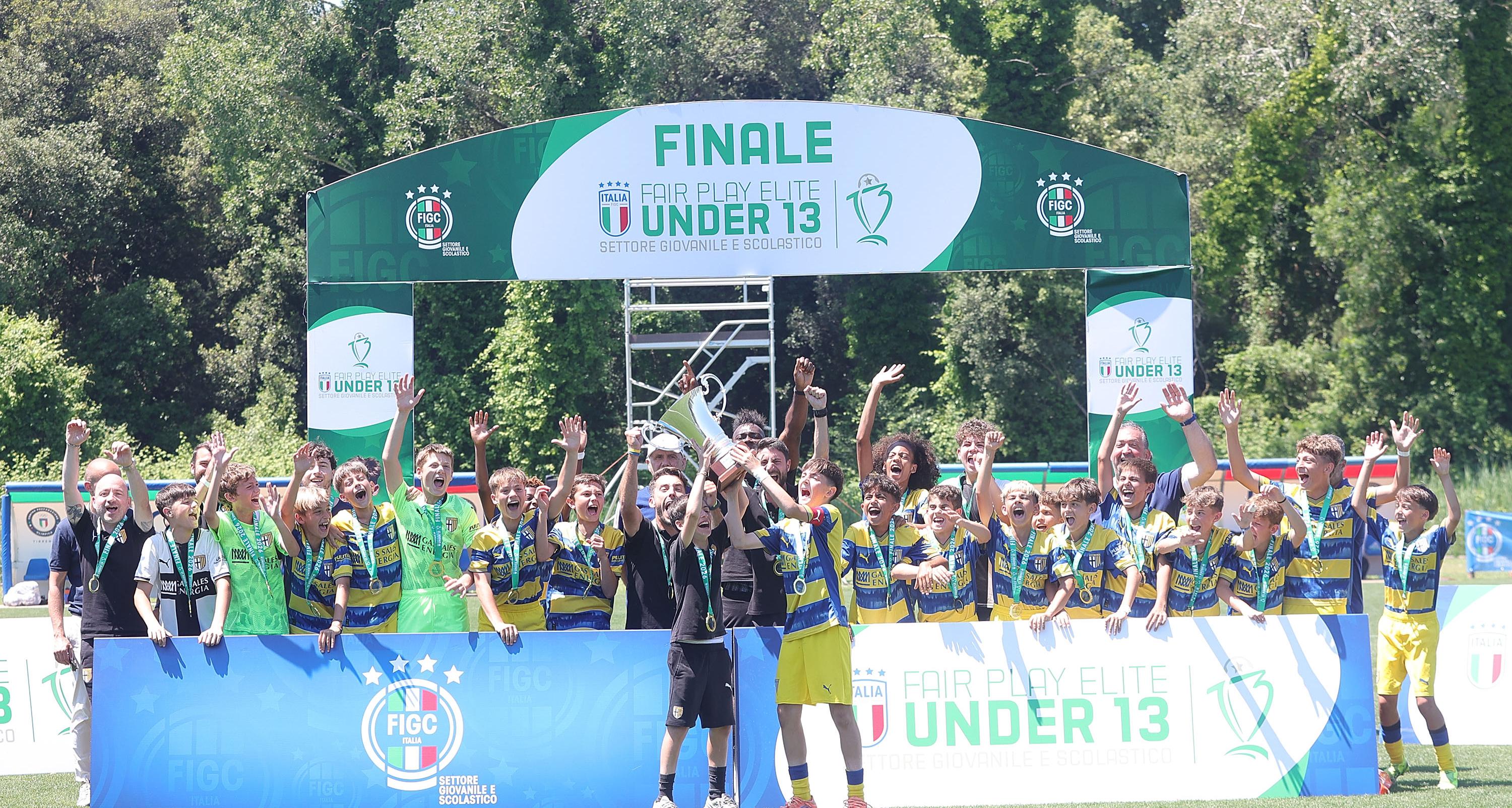 Esordienti Under 13 Fair Play Élite: trionfo del Parma nella fase finale nazionale a Tirrenia