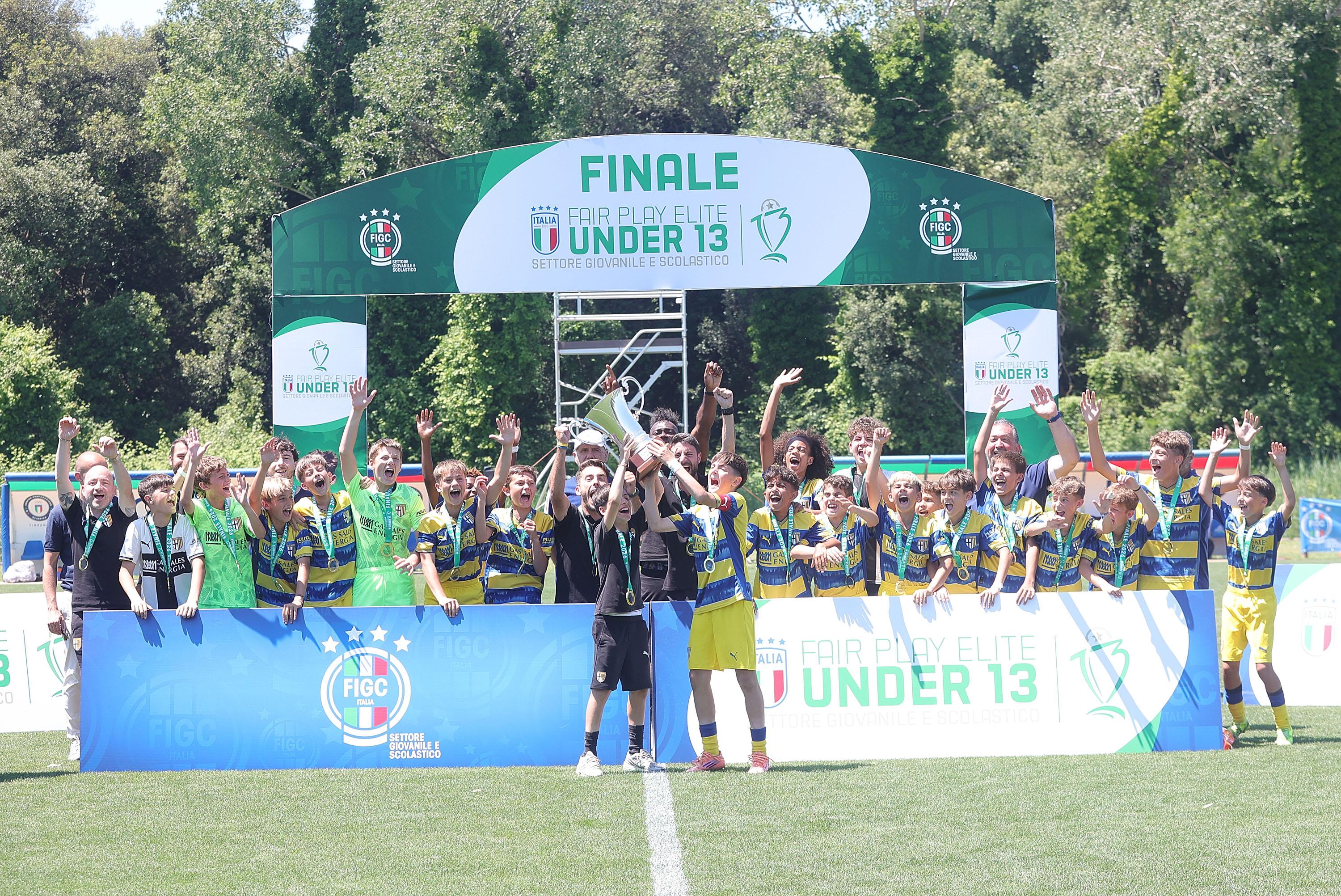 Esordienti Under 13 Fair Play Élite: trionfo del Parma nella fase finale nazionale a Tirrenia