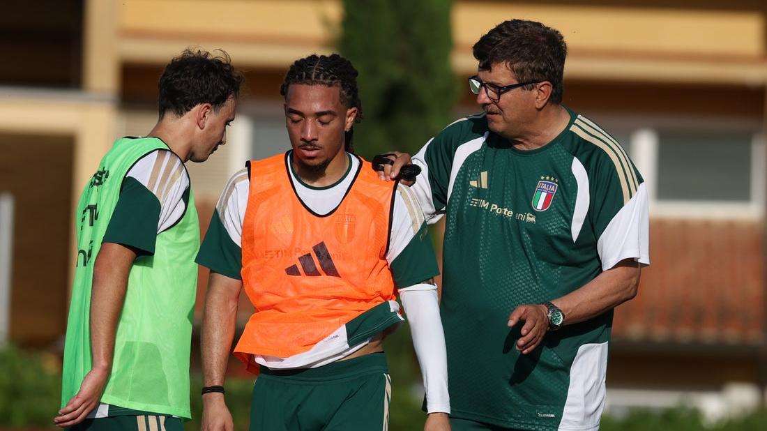 Nuova seduta di allenamento a Coverciano in vista delle amichevoli con Lussemburgo e Grecia