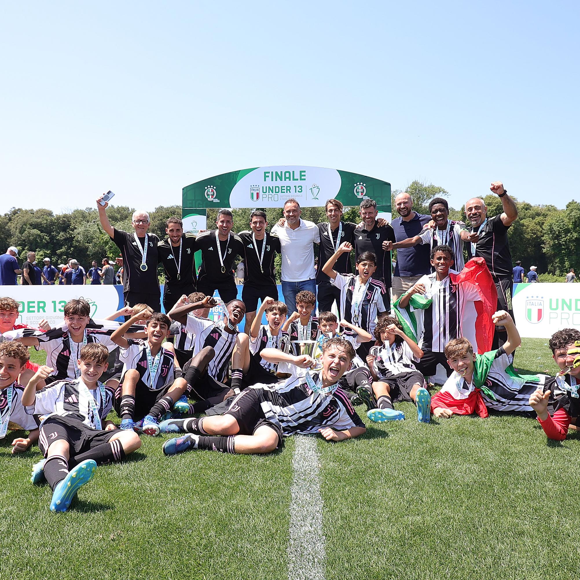 Esordienti Under 13 Pro: la Juventus trionfa nella fase finale nazionale di Tirrenia
