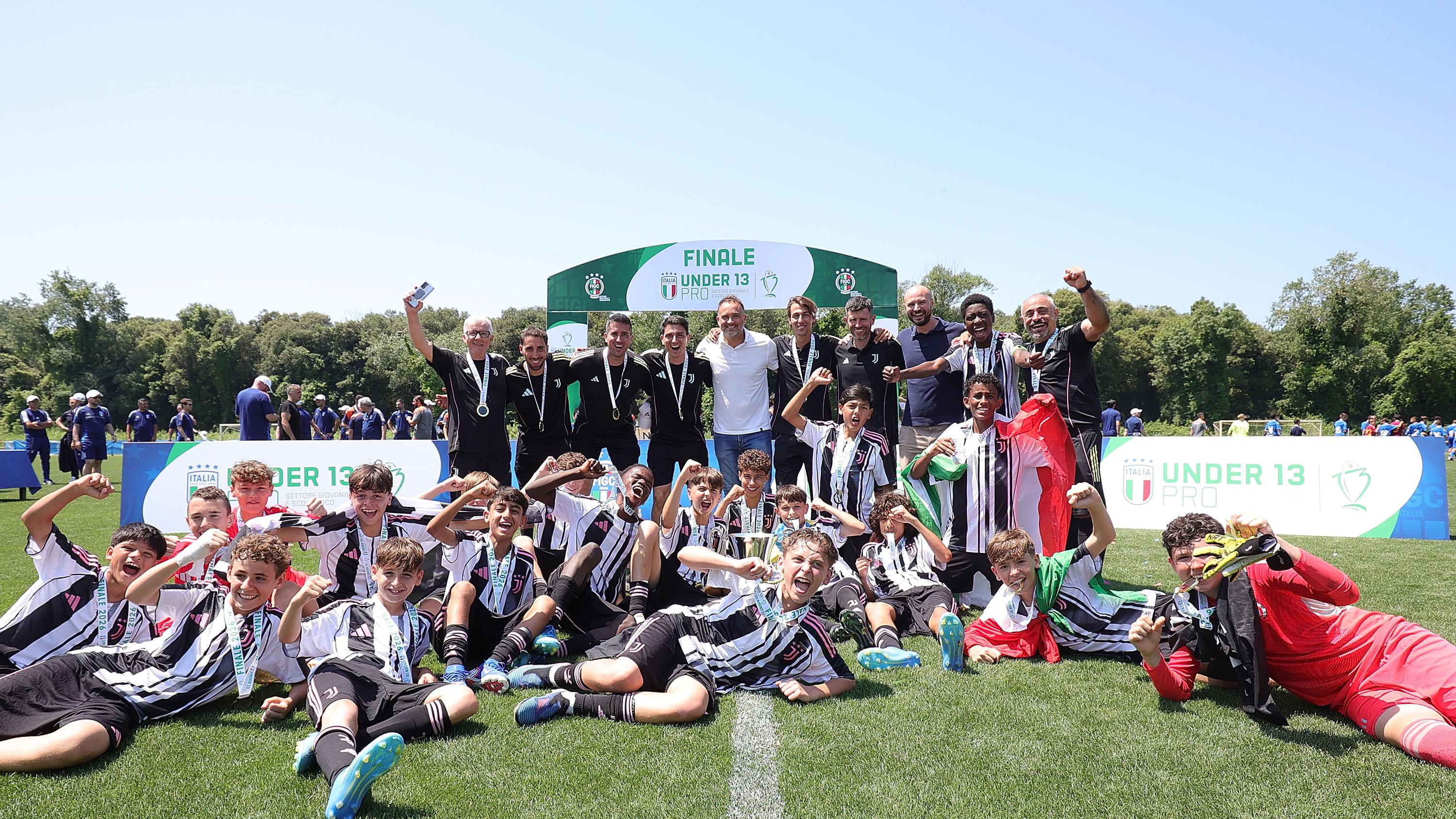 Esordienti Under 13 Pro: la Juventus trionfa nella fase finale nazionale di Tirrenia
