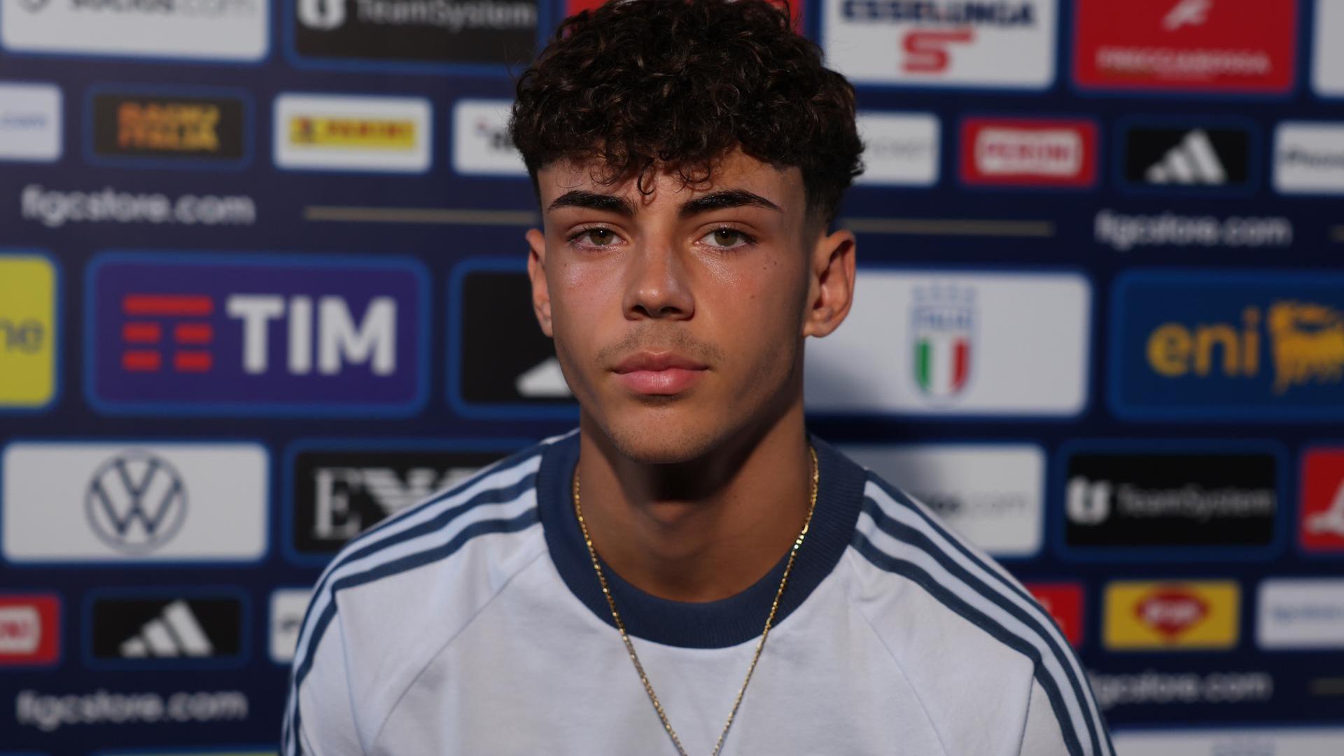 Samuele Inàcio to Vivo Azzurro TV: “It’s a great honour to wear this shirt, I want to take it to the highest level”
