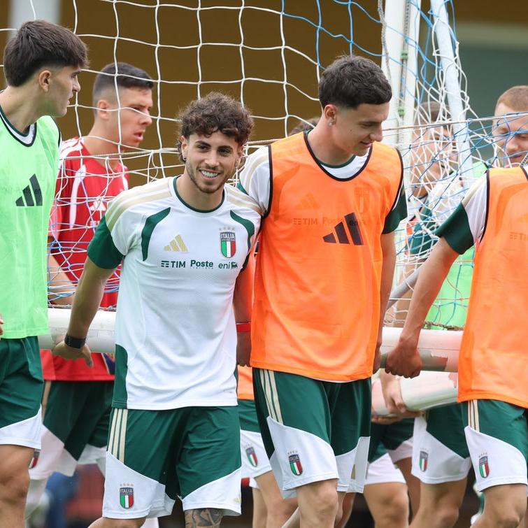 Verso l'amichevole con il Lussemburgo: la rifinitura degli Azzurri a Coverciano
