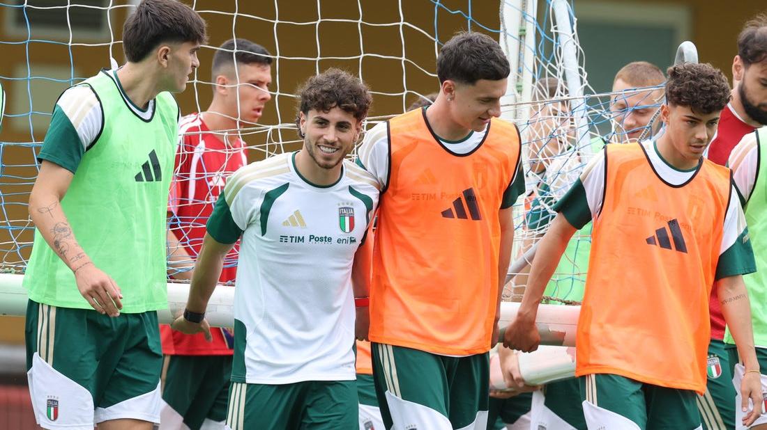 Verso l'amichevole con il Lussemburgo: la rifinitura degli Azzurri a Coverciano