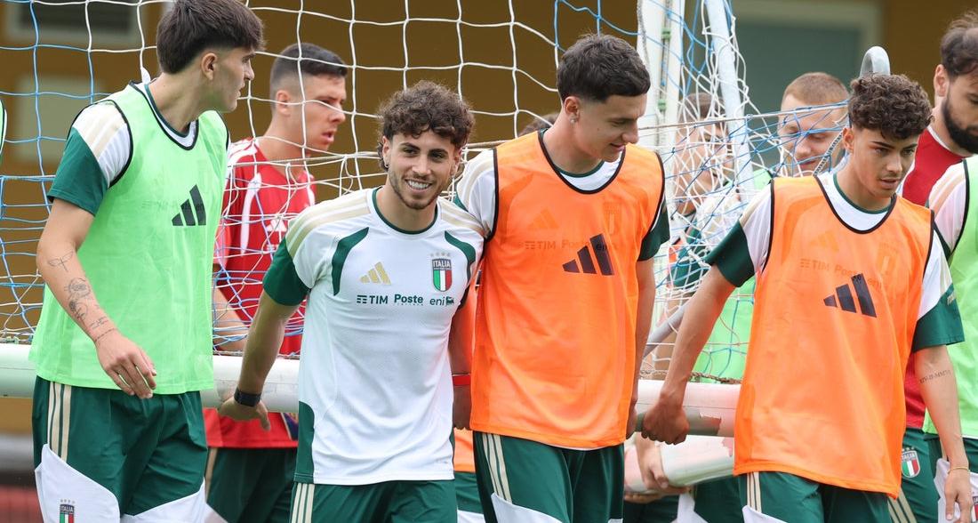 Verso l'amichevole con il Lussemburgo: la rifinitura degli Azzurri a Coverciano