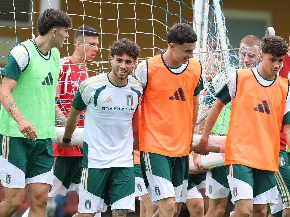 Verso l'amichevole con il Lussemburgo: la rifinitura degli Azzurri a Coverciano