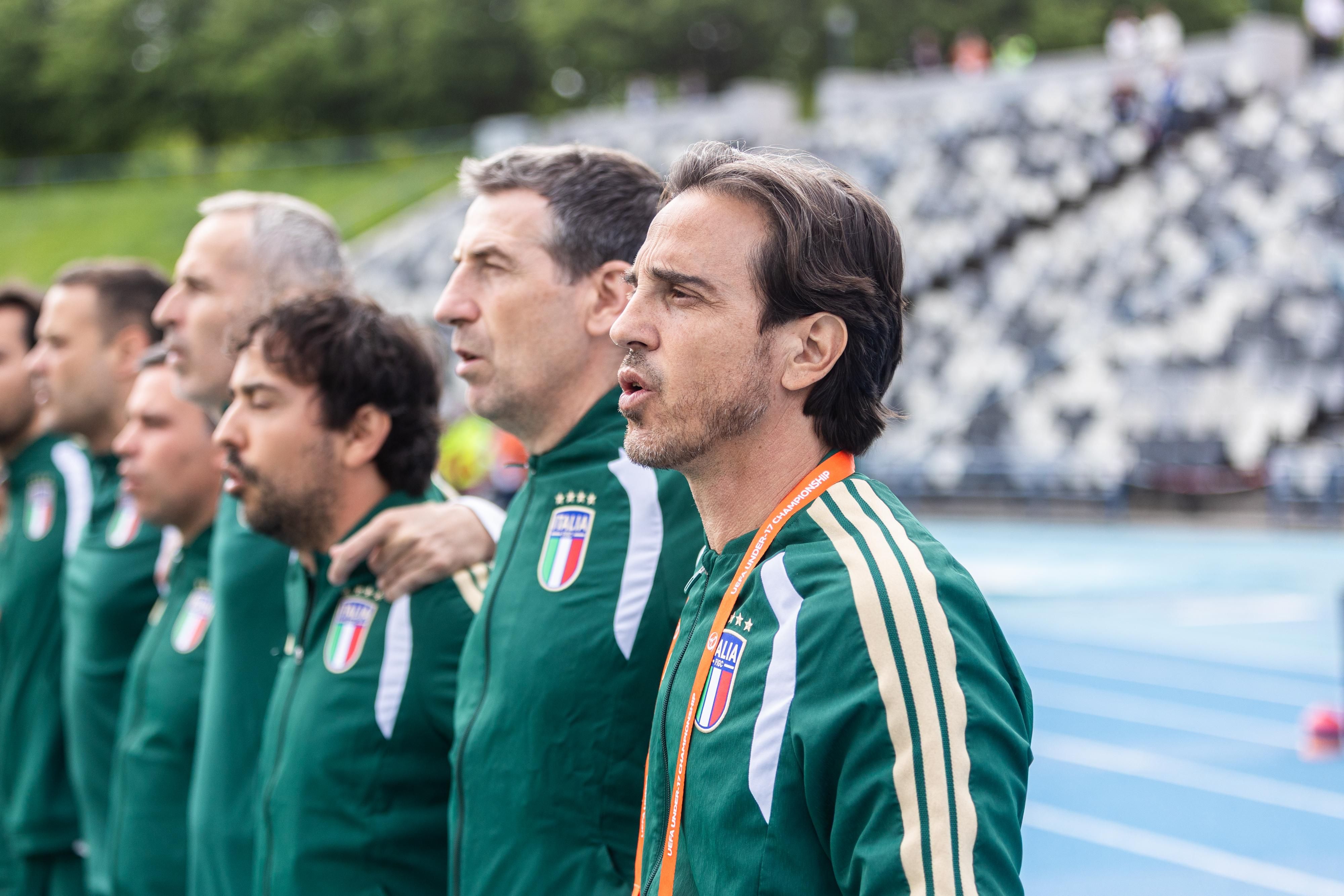 Italia Under 17 durante il torneo europeo