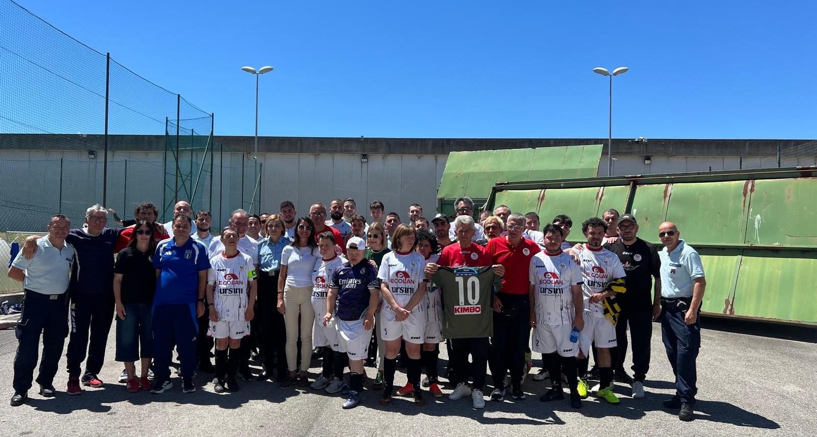 A Lanciano, atleti con disabilità e detenuti uniti dal calcio: \"Un'esperienza di straordinario valore umano\"