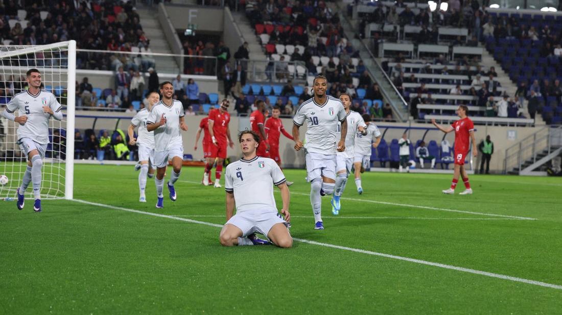 L’Italia riparte dai giovani, un gol di Pio Esposito decide l’amichevole con il Lussemburgo