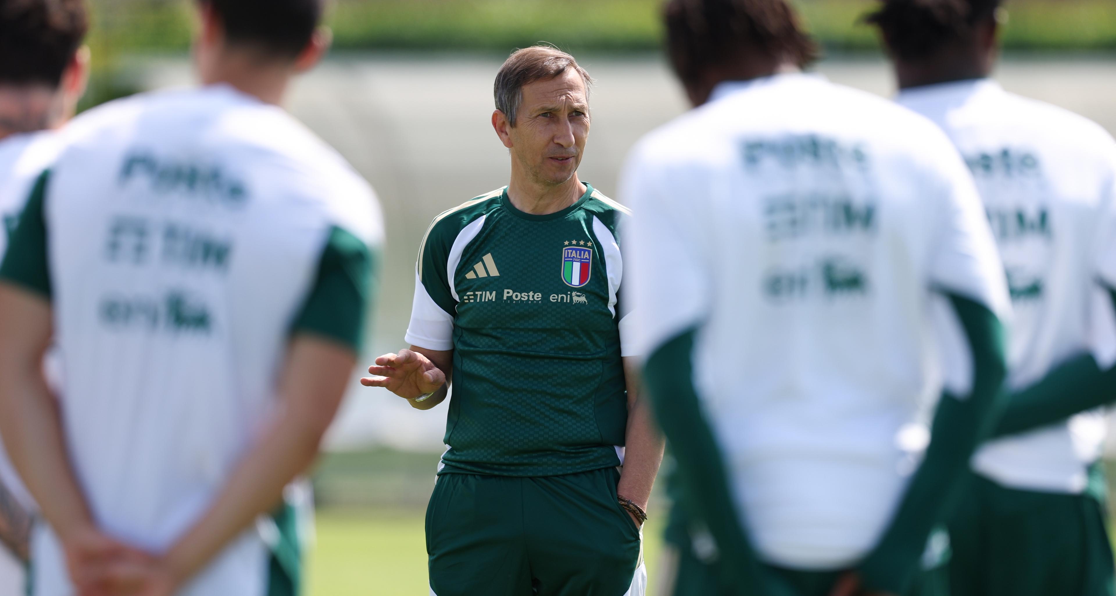 L’Under 21 al lavoro in vista dell’amichevole con l’Albania, Nunziata: “Vetrina importante per questi ragazzi”