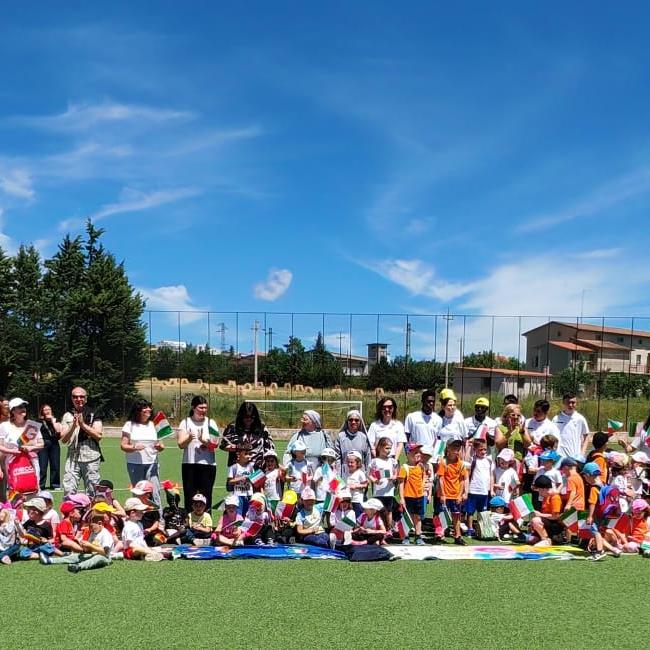 “1,2 Calcia!”: festa finale al Campo Acli Rauso/Toti per oltre 140 bambini delle scuole dell’infanzia”