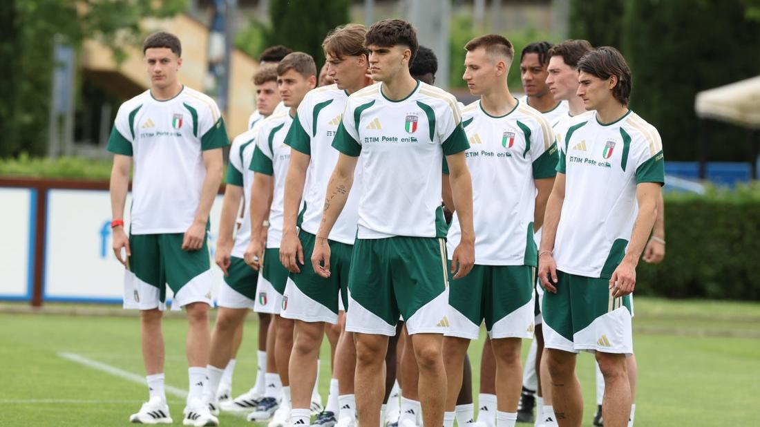 La rifinitura della Nazionale alla vigilia dell'amichevole con la Grecia