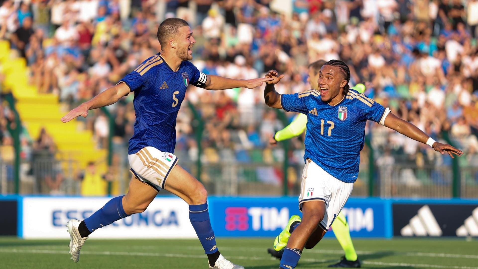 A narrow win for the Azzurrini in Fontanafredda: Calvani seals a 1-0 victory. Nunziata: “Great attitude and commitment from the team”