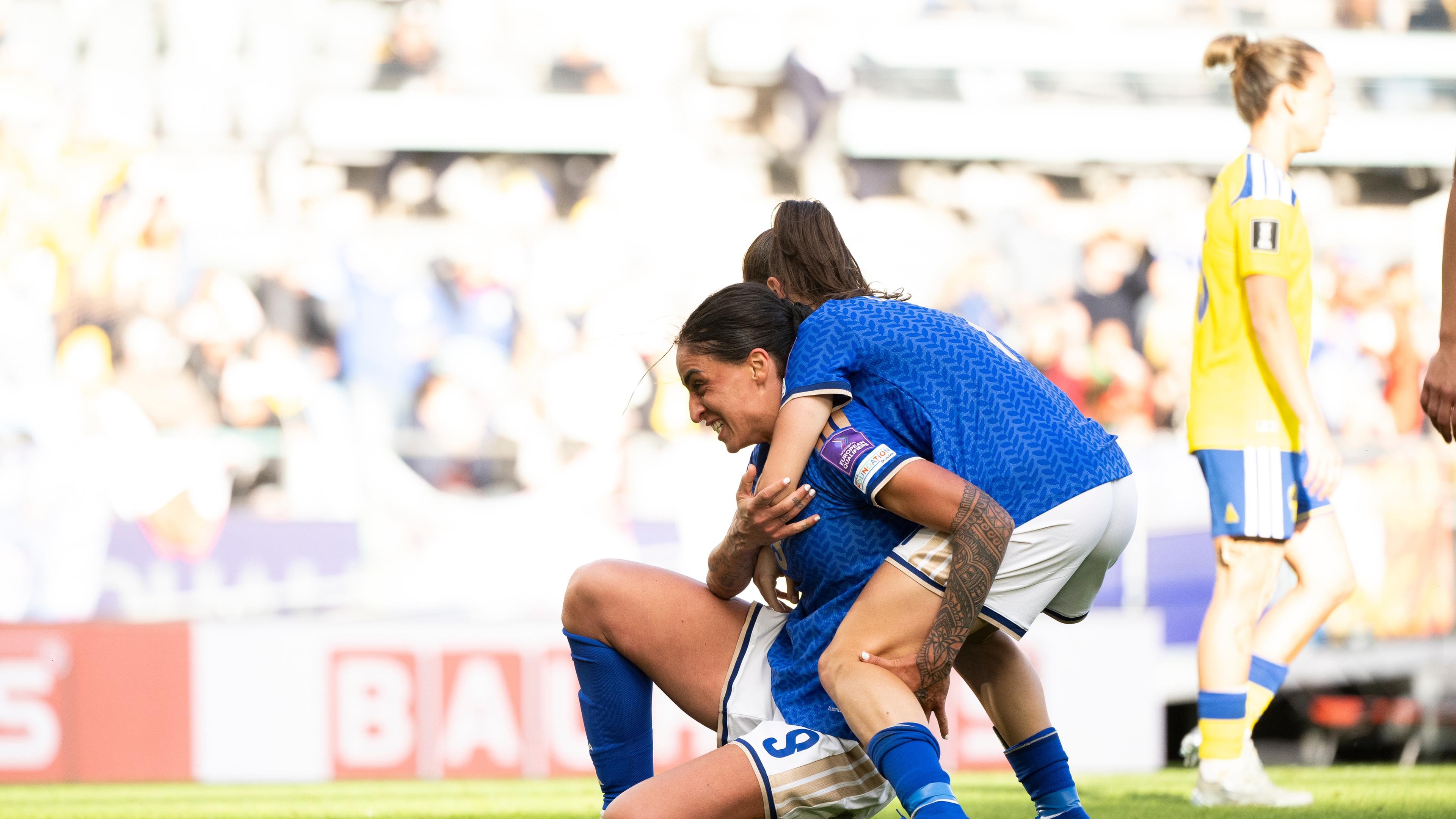 Azzurre a un passo dal successo, ma in Svezia finisce 2-2