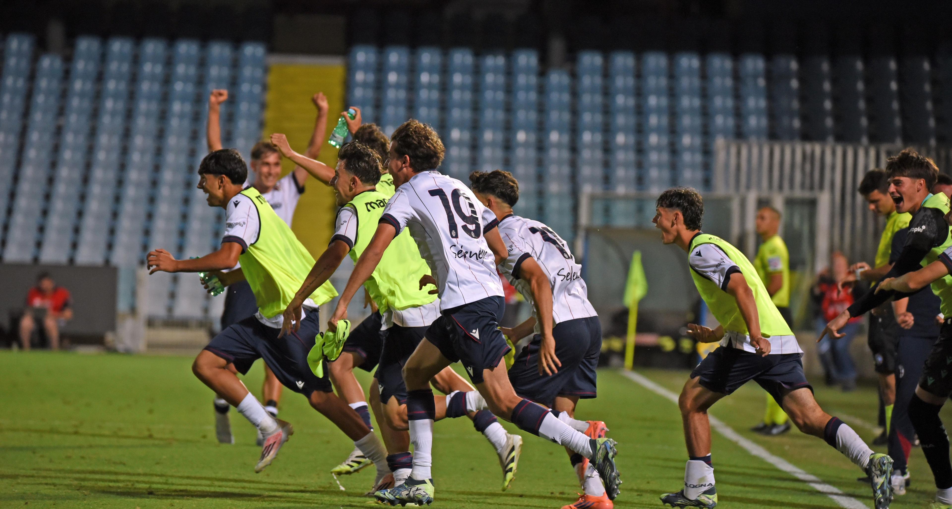 Under 18 Professionisti, il Bologna vola in finale: 2-0 alla Roma al ‘Dino Manuzzi’