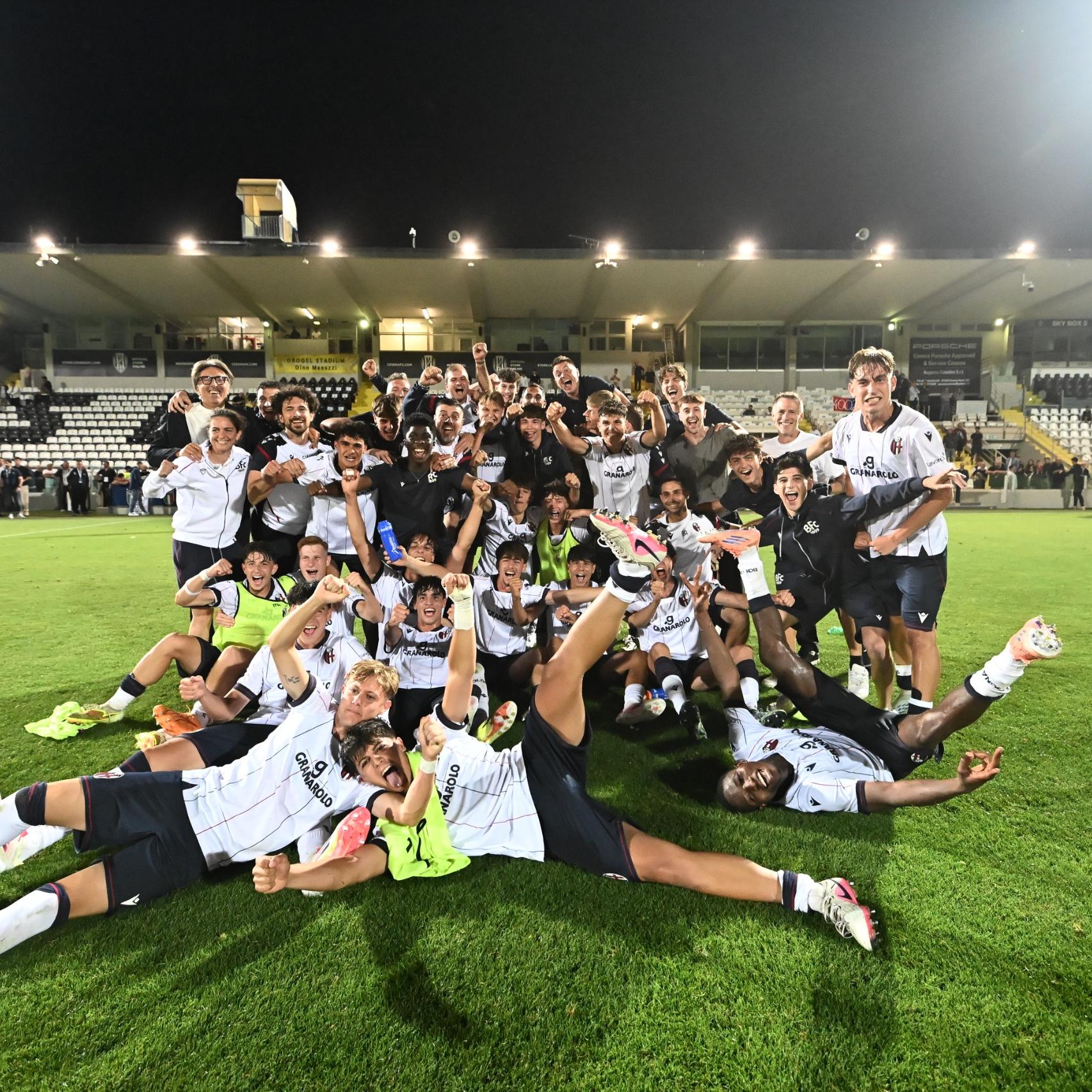 Under 18 Professionisti, il Bologna vola in finale: 2-0 alla Roma al ‘Dino Manuzzi’