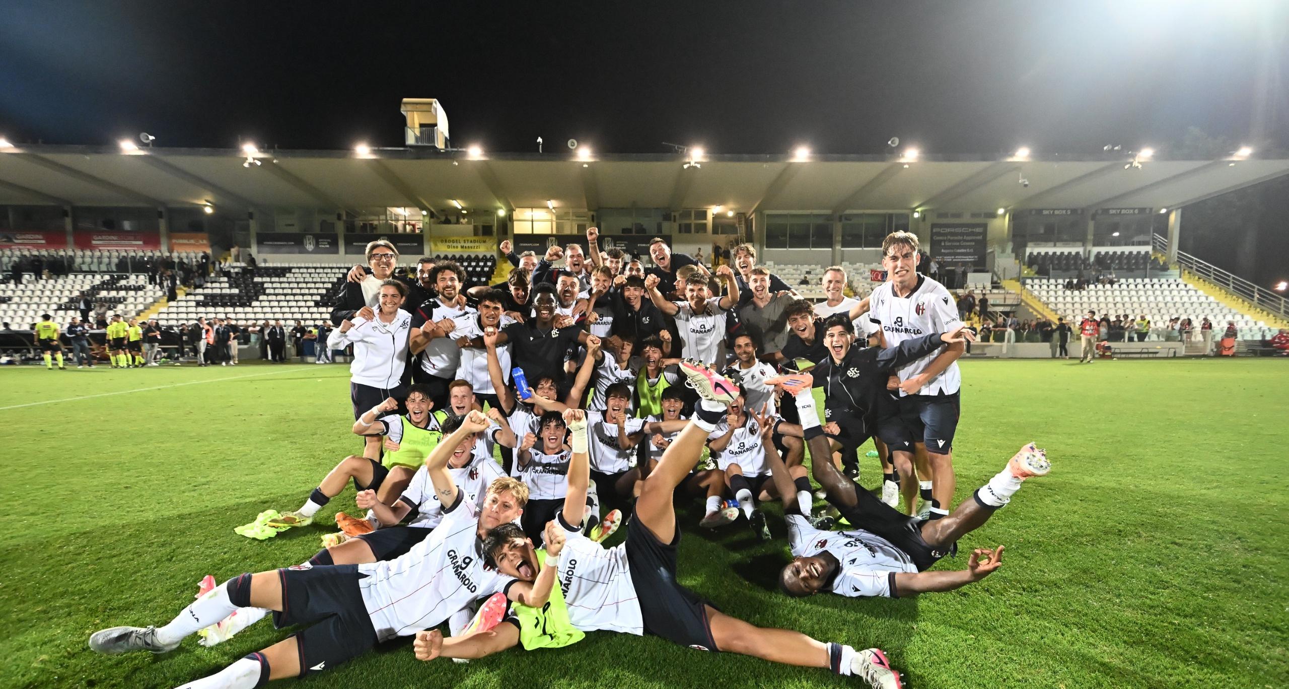 Under 18 Professionisti, il Bologna vola in finale: 2-0 alla Roma al ‘Dino Manuzzi’